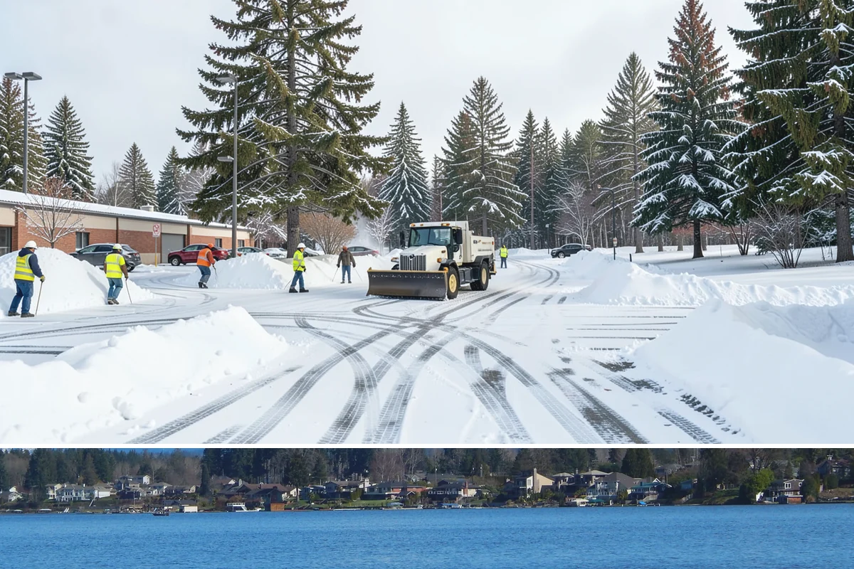 Holiday Snow Removal in Lake Stevens, Snohomish County, WA - Book holiday coverage by early November so your property is locked into a route before the first arctic outflow of the season.
