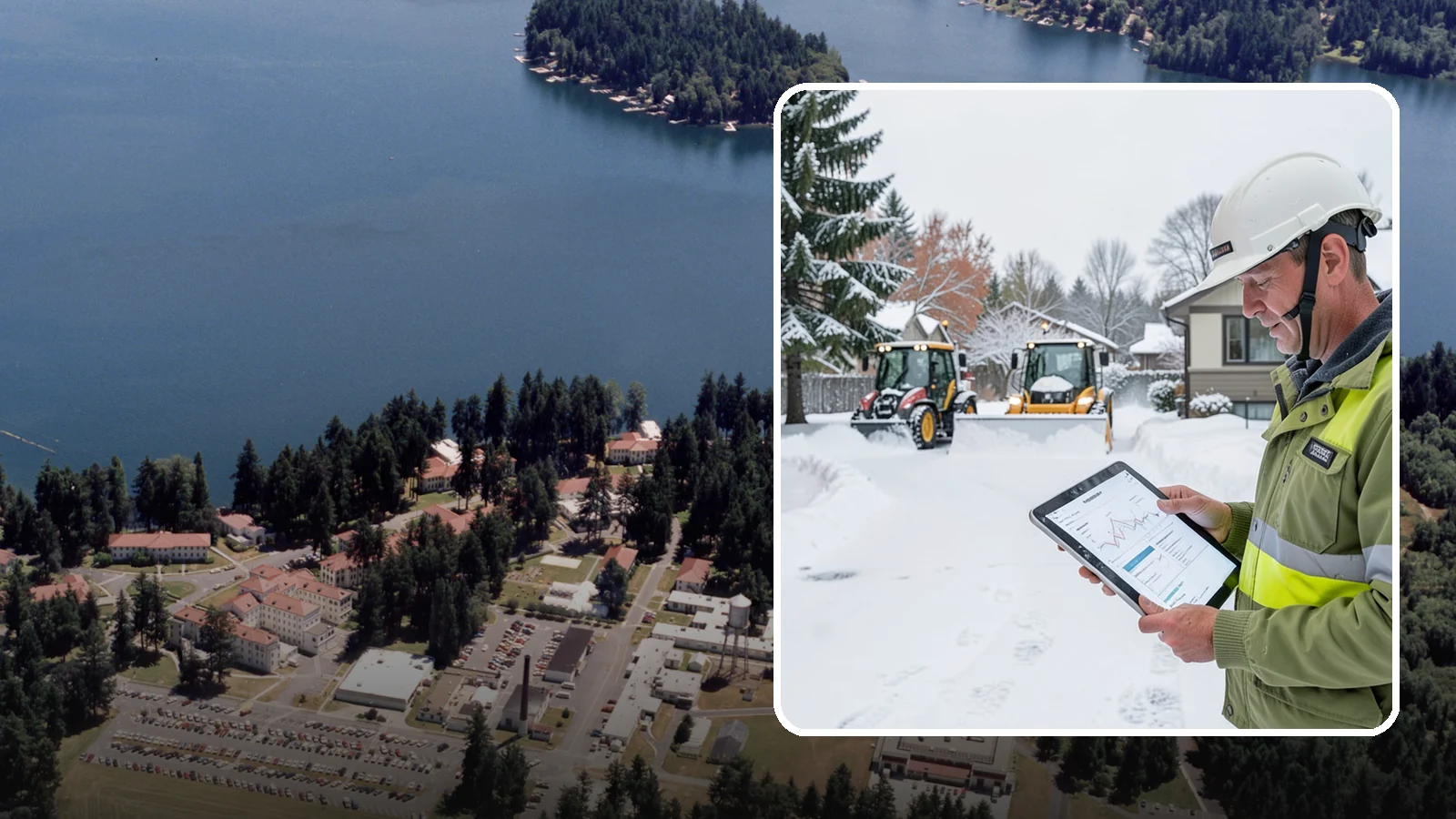 Holiday Snow Removal in Lakewood, Pierce County, WA - We keep Western Washington homes and businesses accessible through Thanksgiving, Christmas, and New Year's when a Cascade cold...