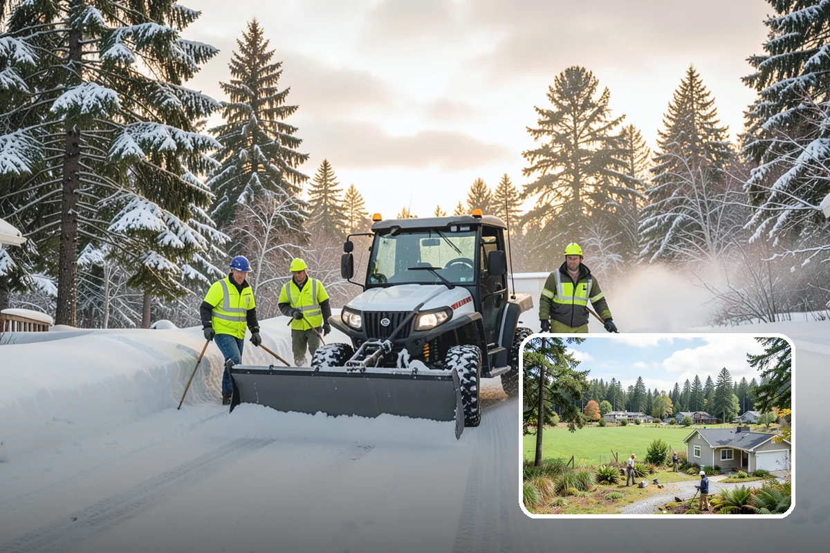 Holiday Snow Removal in Lyman, Skagit County, WA - Guaranteed coverage on Thanksgiving, Christmas, and New Year's when many competitors are closed