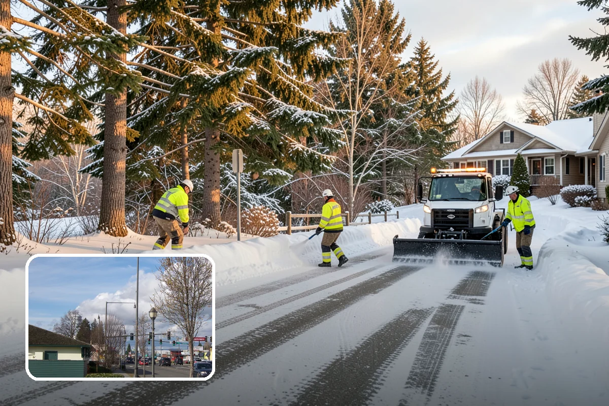 Holiday Snow Removal in Marysville, Snohomish County, WA - Guaranteed coverage on Thanksgiving, Christmas, and New Year's when many competitors are closed