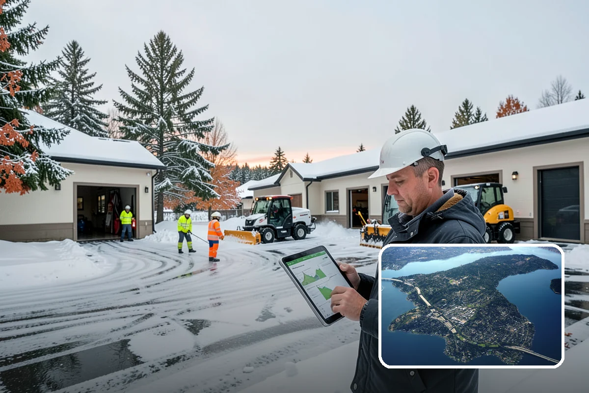 Holiday Snow Removal in Mercer Island, King County, WA - Guaranteed coverage on Thanksgiving, Christmas, and New Year's when many competitors are closed