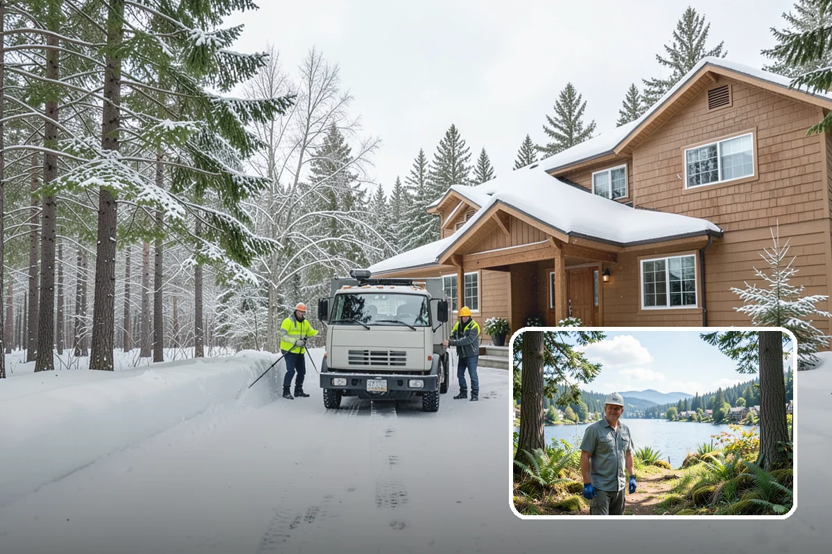Holiday Snow Removal in Milton, King County, WA - Guaranteed coverage on Thanksgiving, Christmas, and New Year's when many competitors are closed