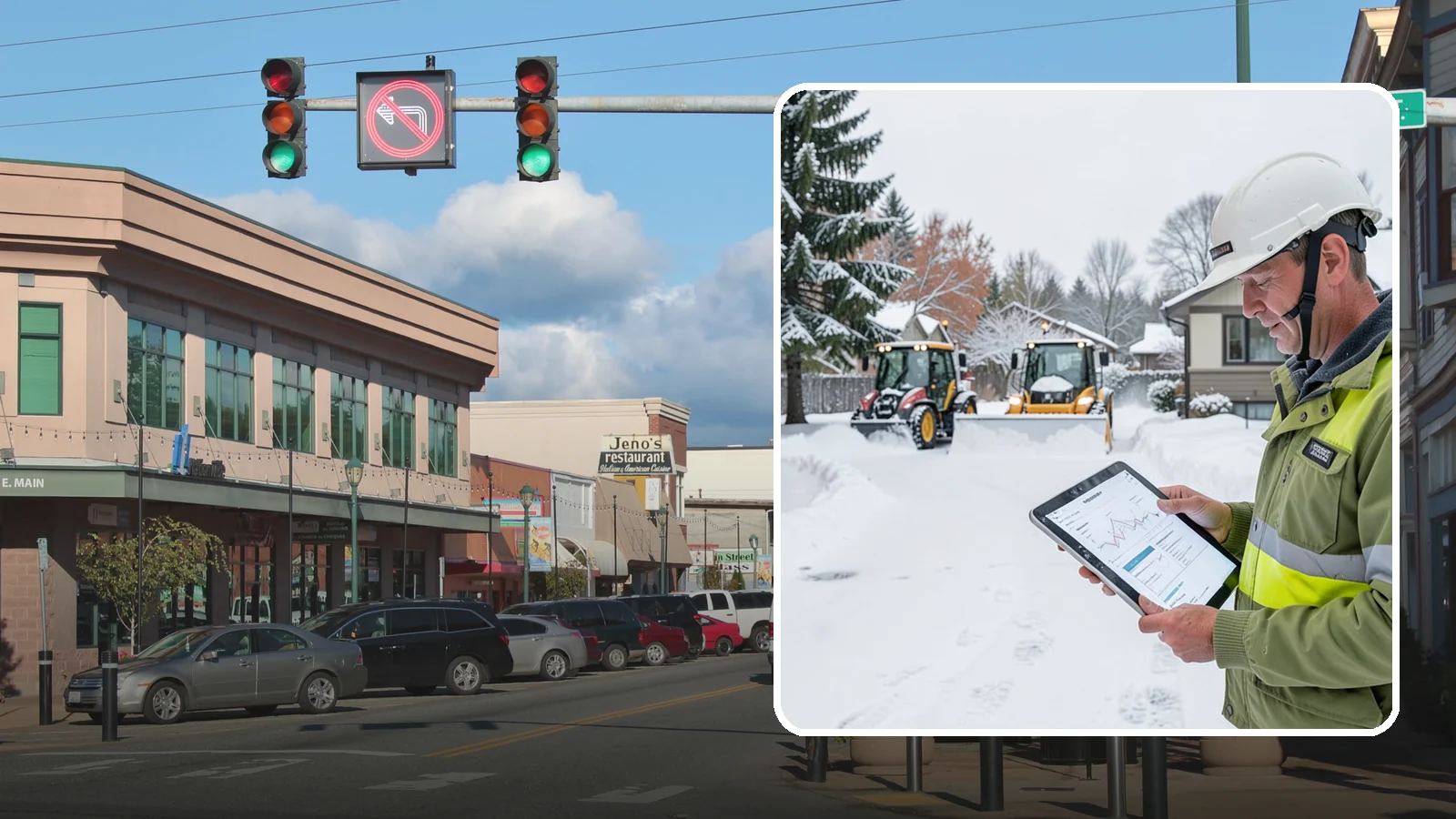 Holiday Snow Removal in Monroe, Snohomish County, WA - We keep Western Washington homes and businesses accessible through Thanksgiving, Christmas, and New Year's when a Cascade cold...