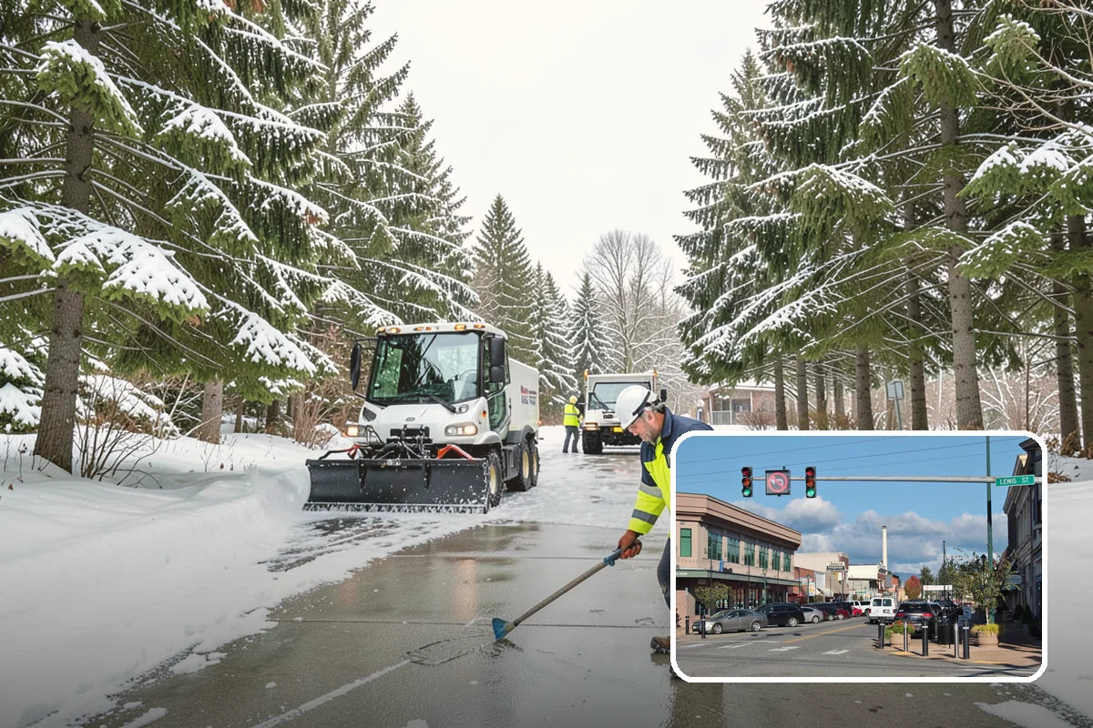 Holiday Snow Removal in Monroe, Snohomish County, WA - Guaranteed coverage on Thanksgiving, Christmas, and New Year's when many competitors are closed