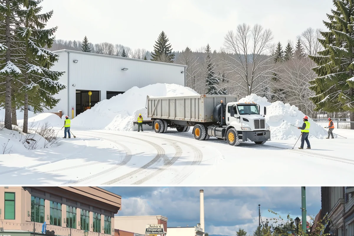 Holiday Snow Removal in Monroe, Snohomish County, WA - Book holiday coverage by early November so your property is locked into a route before the first arctic outflow of the season.