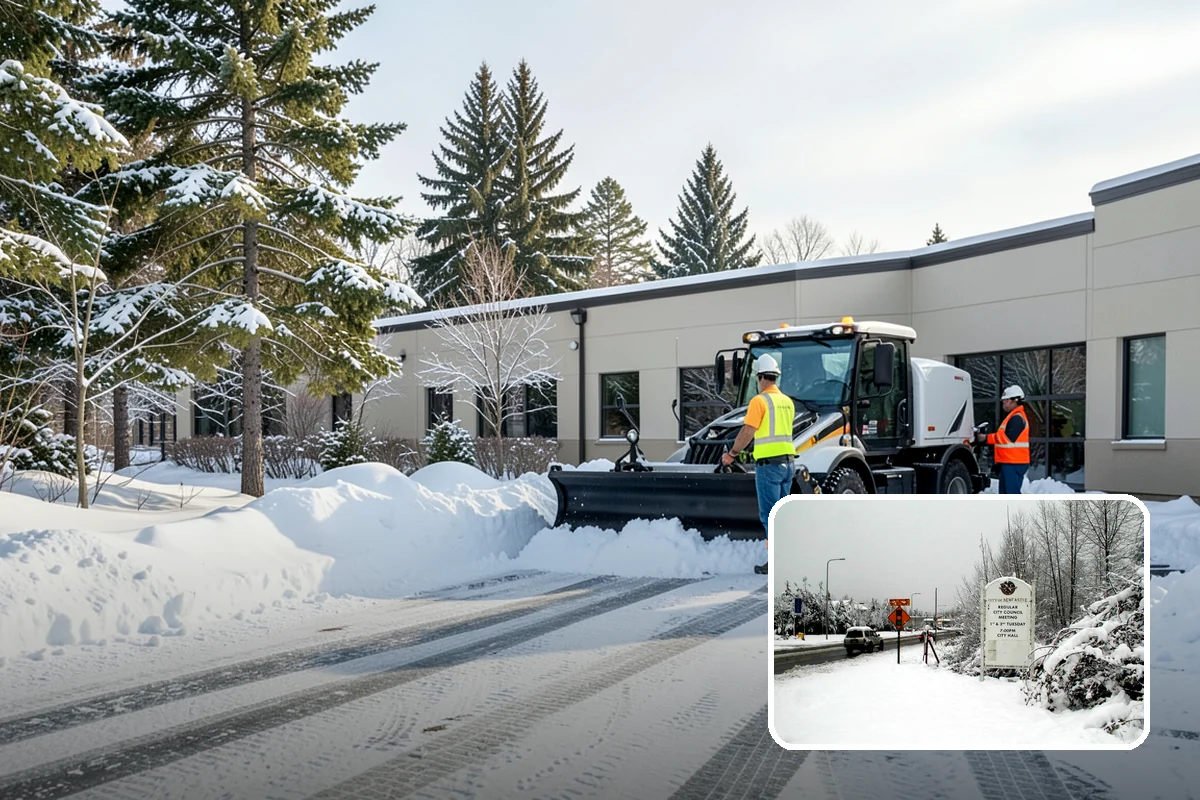 Holiday Snow Removal in Newcastle, King County, WA - Guaranteed coverage on Thanksgiving, Christmas, and New Year's when many competitors are closed