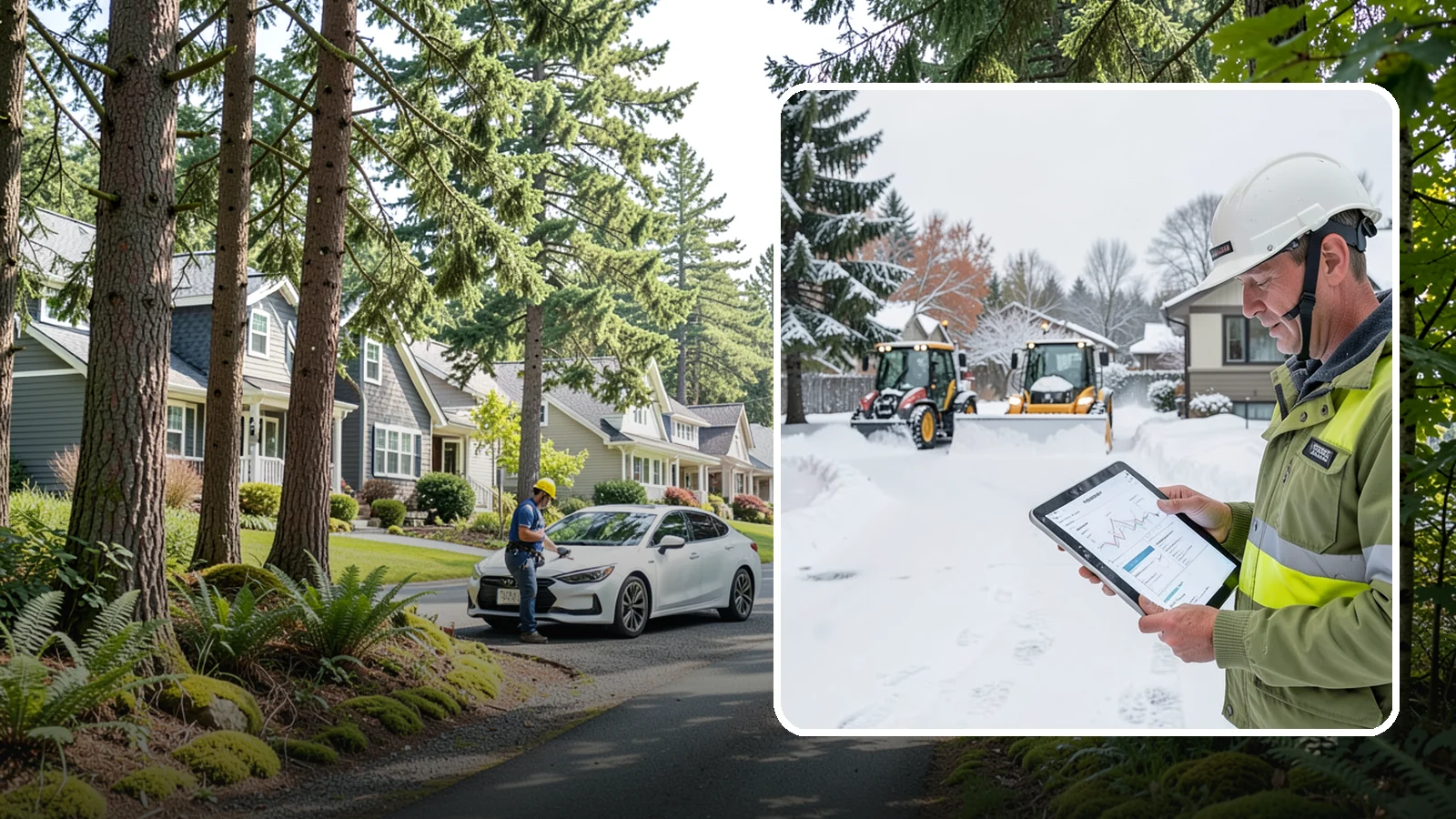 Holiday Snow Removal in Normandy Park, King County, WA - We keep Western Washington homes and businesses accessible through Thanksgiving, Christmas, and New Year's when a Cascade cold...