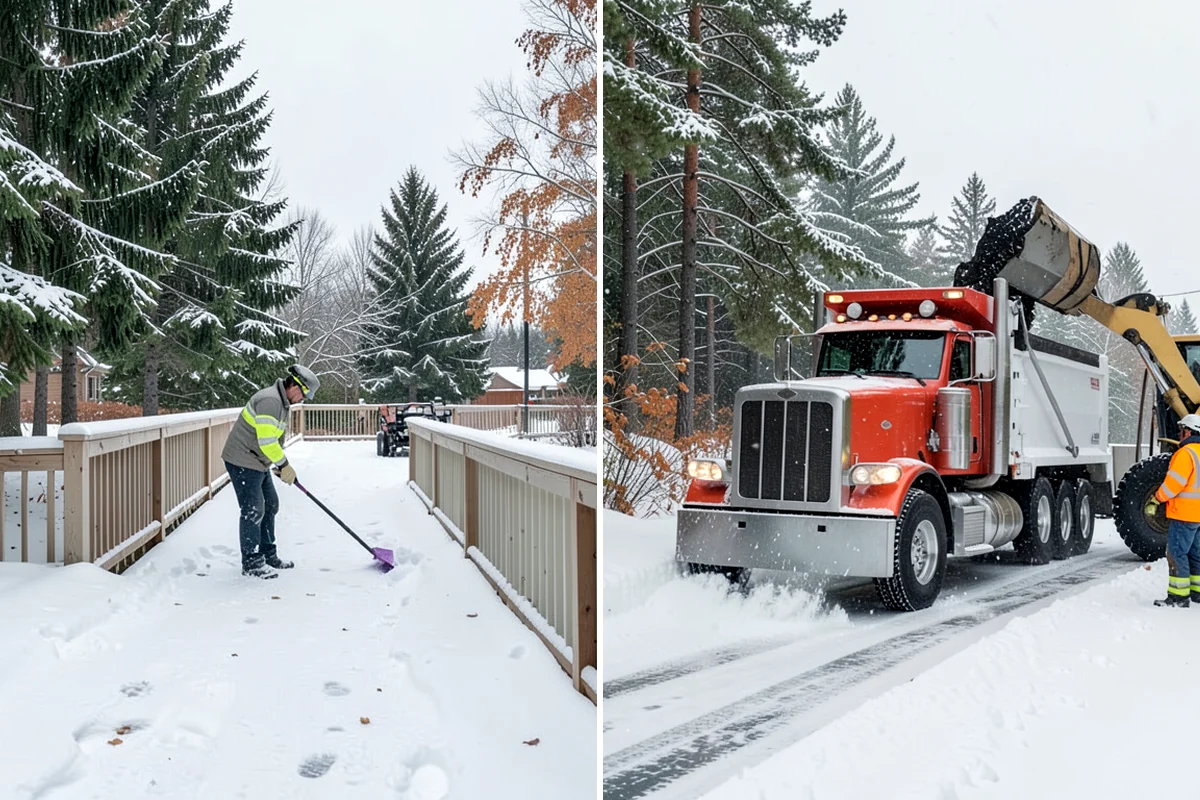 Holiday Snow Removal in Normandy Park, King County, WA - Confirm your holiday date range and property priorities during booking