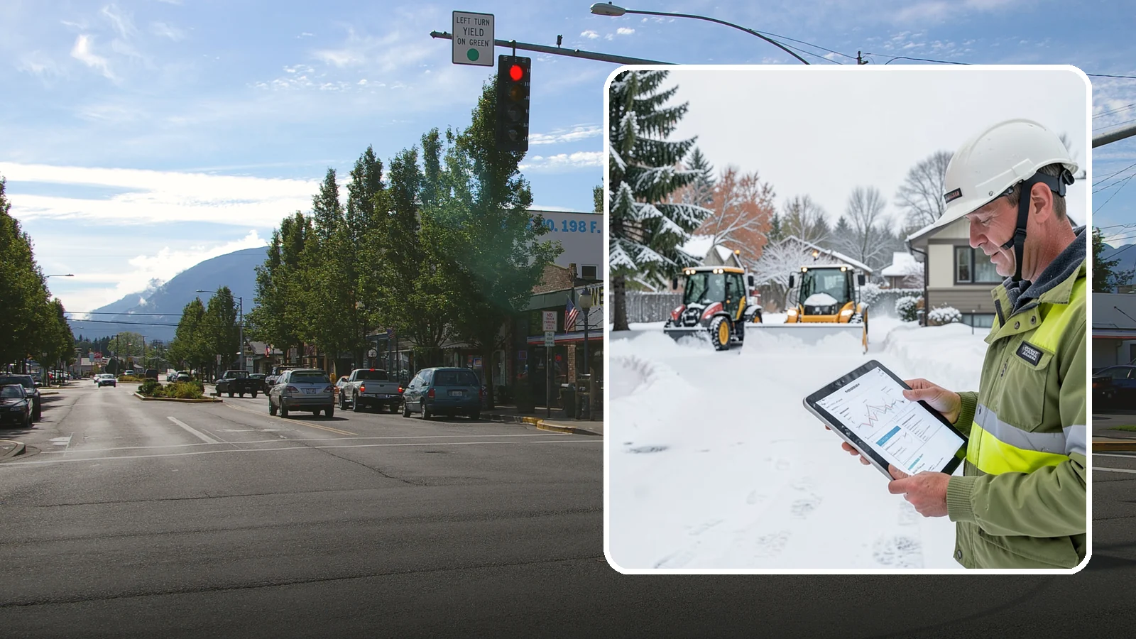Holiday Snow Removal in North Bend, King County, WA - We keep Western Washington homes and businesses accessible through Thanksgiving, Christmas, and New Year's when a Cascade cold...