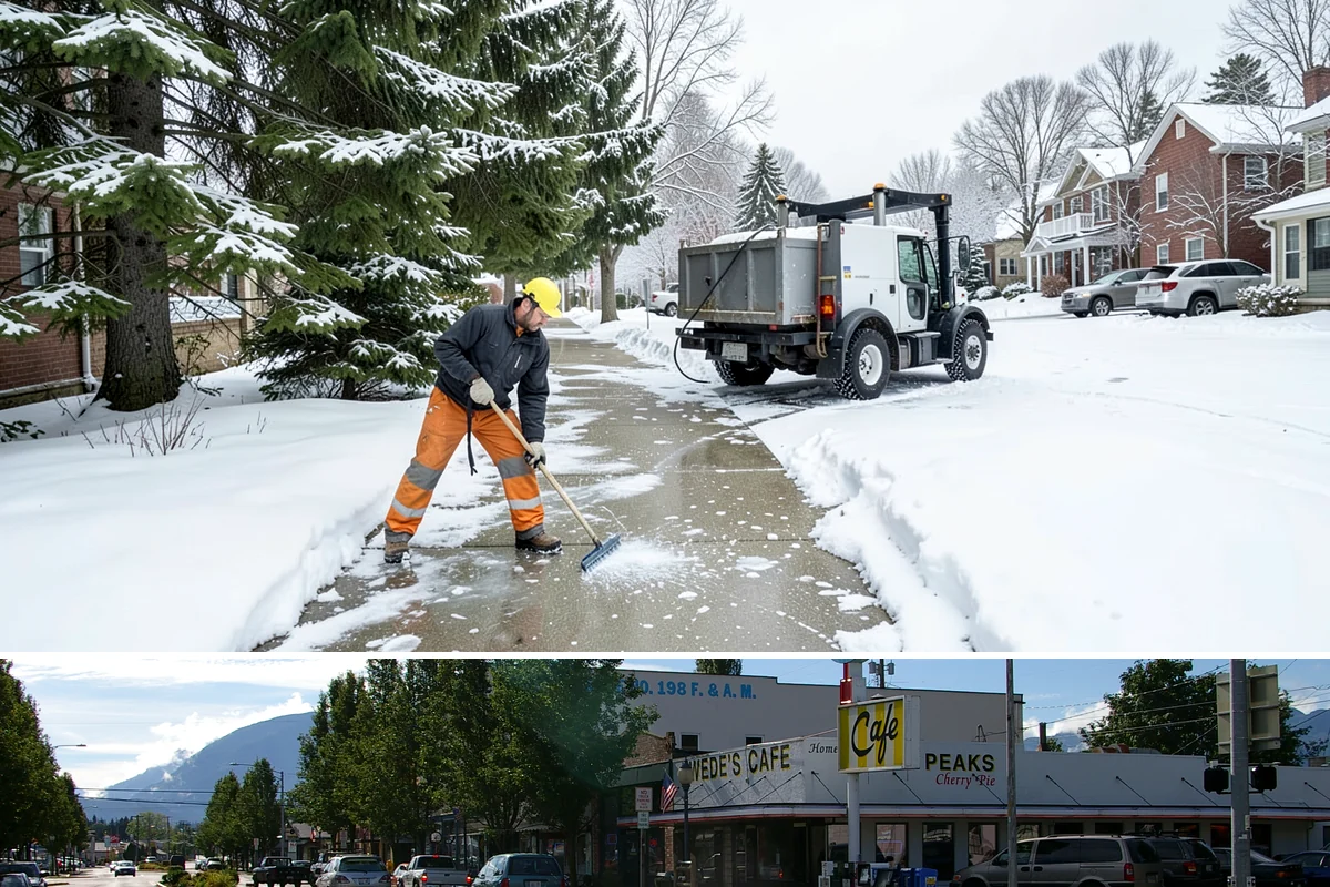 Holiday Snow Removal in North Bend, King County, WA - Book holiday coverage by early November so your property is locked into a route before the first arctic outflow of the season.