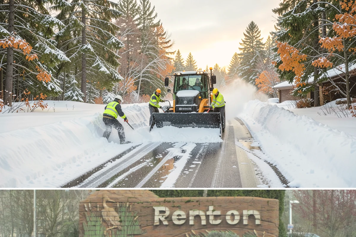 Holiday Snow Removal in Renton, King County, WA - Book holiday coverage by early November so your property is locked into a route before the first arctic outflow of the season.