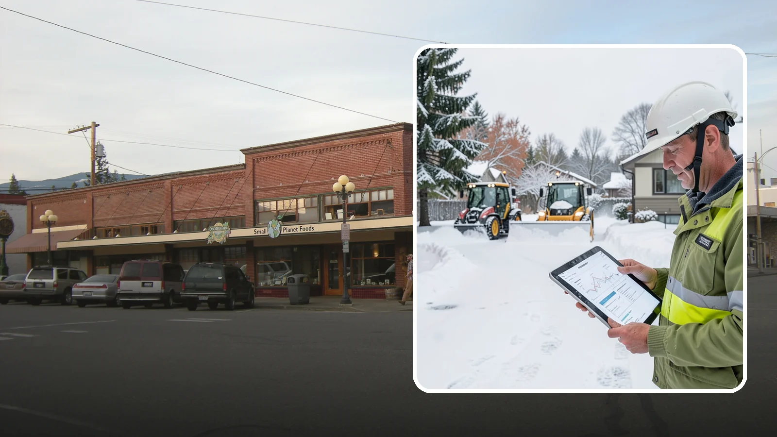 Holiday Snow Removal in Sedro-Woolley, Skagit County, WA - We keep Western Washington homes and businesses accessible through Thanksgiving, Christmas, and New Year's when a Cascade cold...