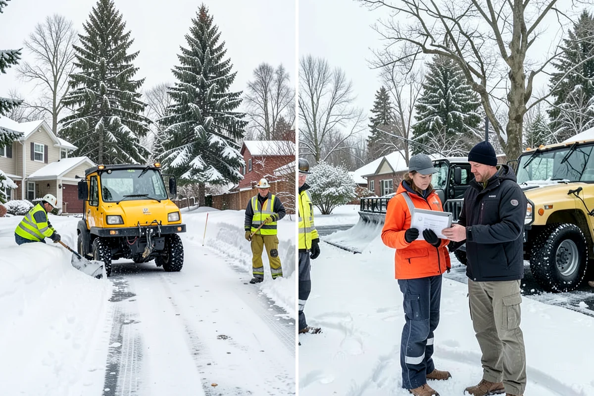 Holiday Snow Removal in Shoreline, King County, WA - Confirm your holiday date range and property priorities during booking