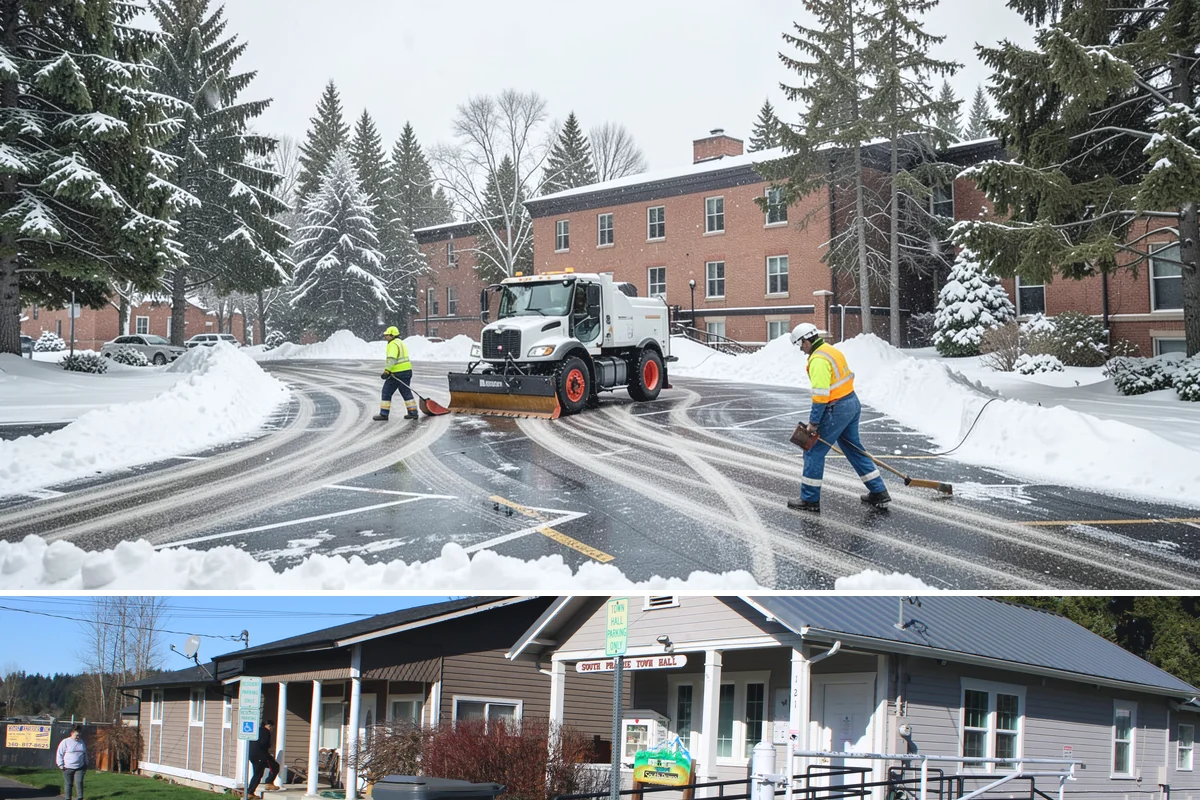 Holiday Snow Removal in South Prairie, Pierce County, WA - Book holiday coverage by early November so your property is locked into a route before the first arctic outflow of the season.