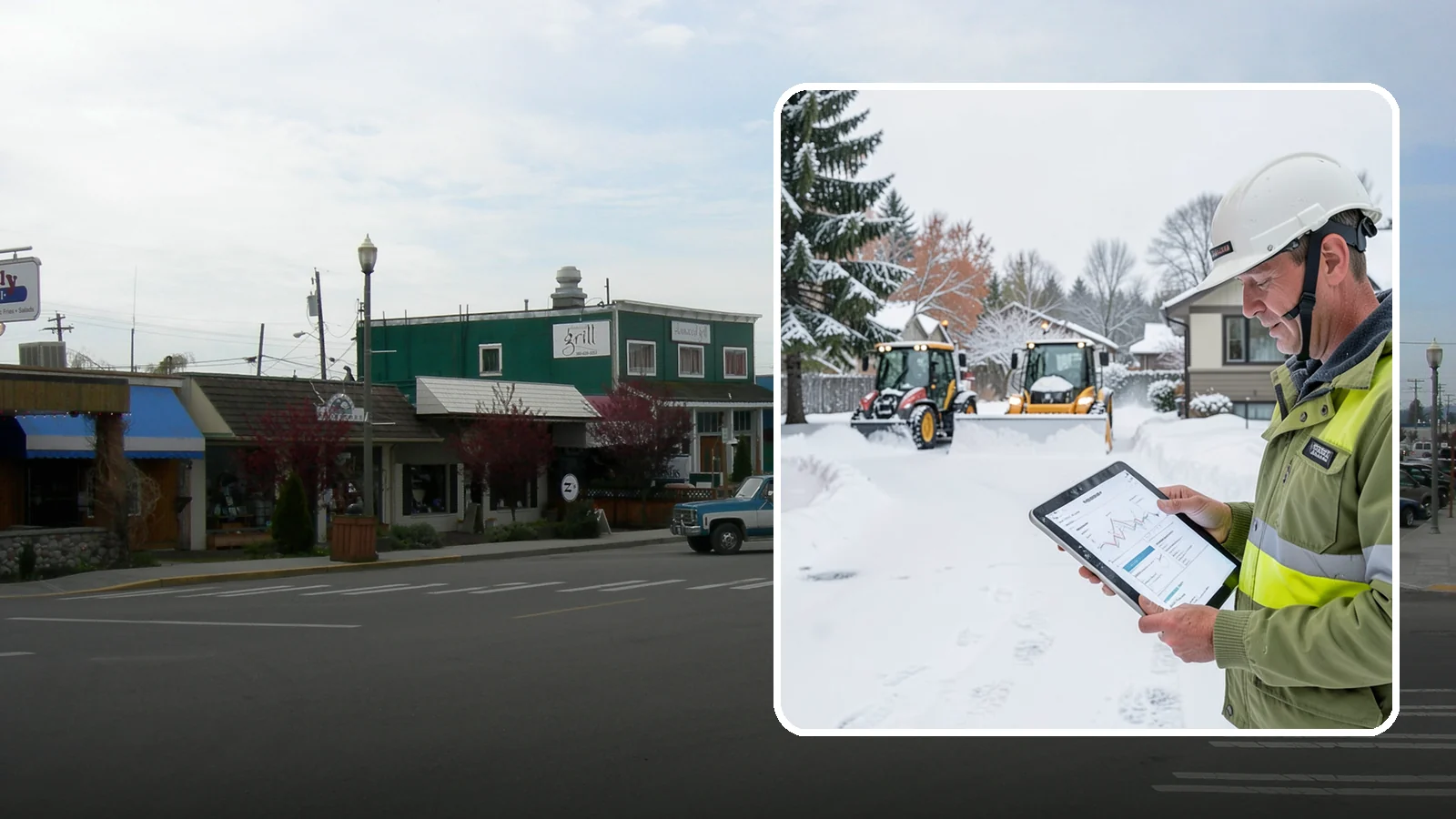 Holiday Snow Removal in Stanwood, Snohomish County, WA - We keep Western Washington homes and businesses accessible through Thanksgiving, Christmas, and New Year's when a Cascade cold...