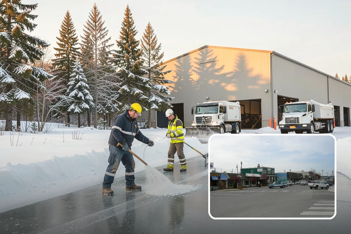 Holiday Snow Removal in Stanwood, Snohomish County, WA - Guaranteed coverage on Thanksgiving, Christmas, and New Year's when many competitors are closed