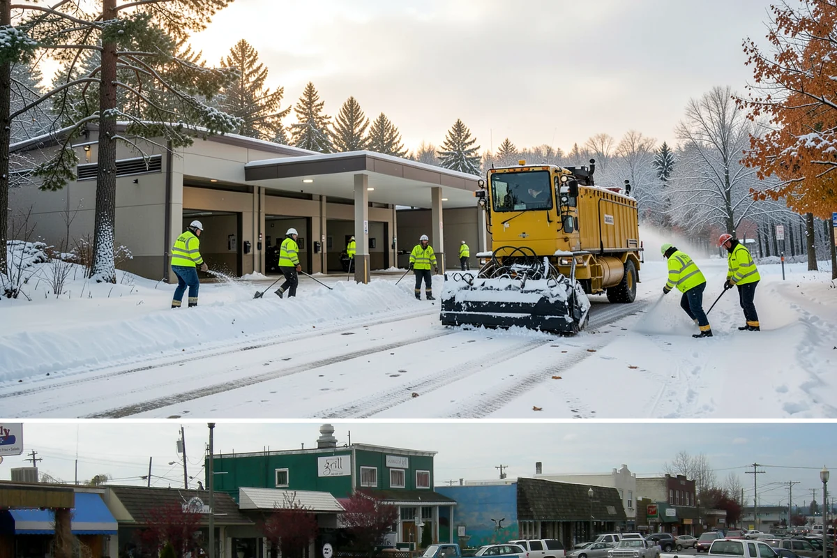 Holiday Snow Removal in Stanwood, Snohomish County, WA - Book holiday coverage by early November so your property is locked into a route before the first arctic outflow of the season.