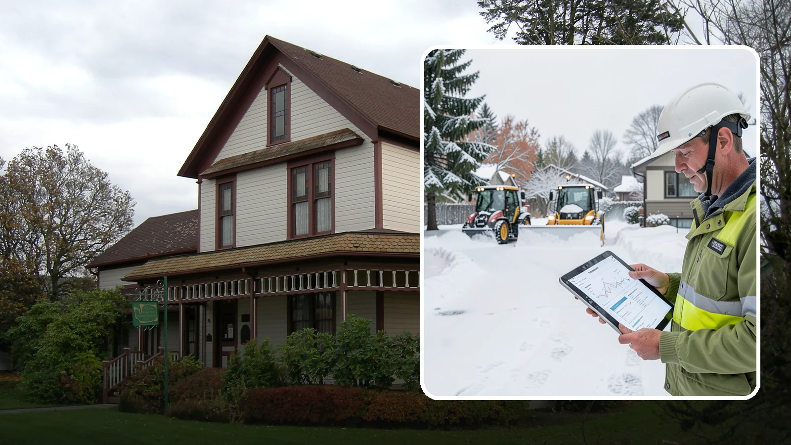 Holiday Snow Removal in Sumner, Pierce County, WA - We keep Western Washington homes and businesses accessible through Thanksgiving, Christmas, and New Year's when a Cascade cold...
