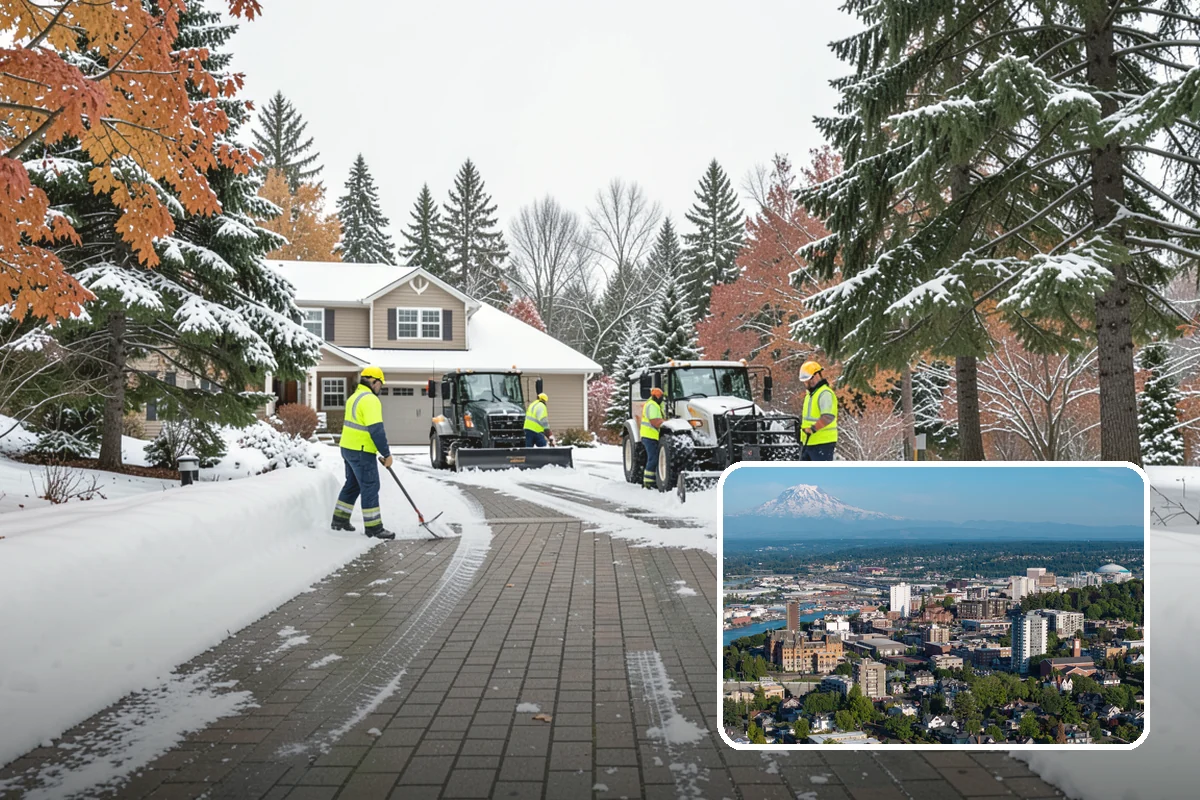 Holiday Snow Removal in Tacoma, Pierce County, WA - Guaranteed coverage on Thanksgiving, Christmas, and New Year's when many competitors are closed