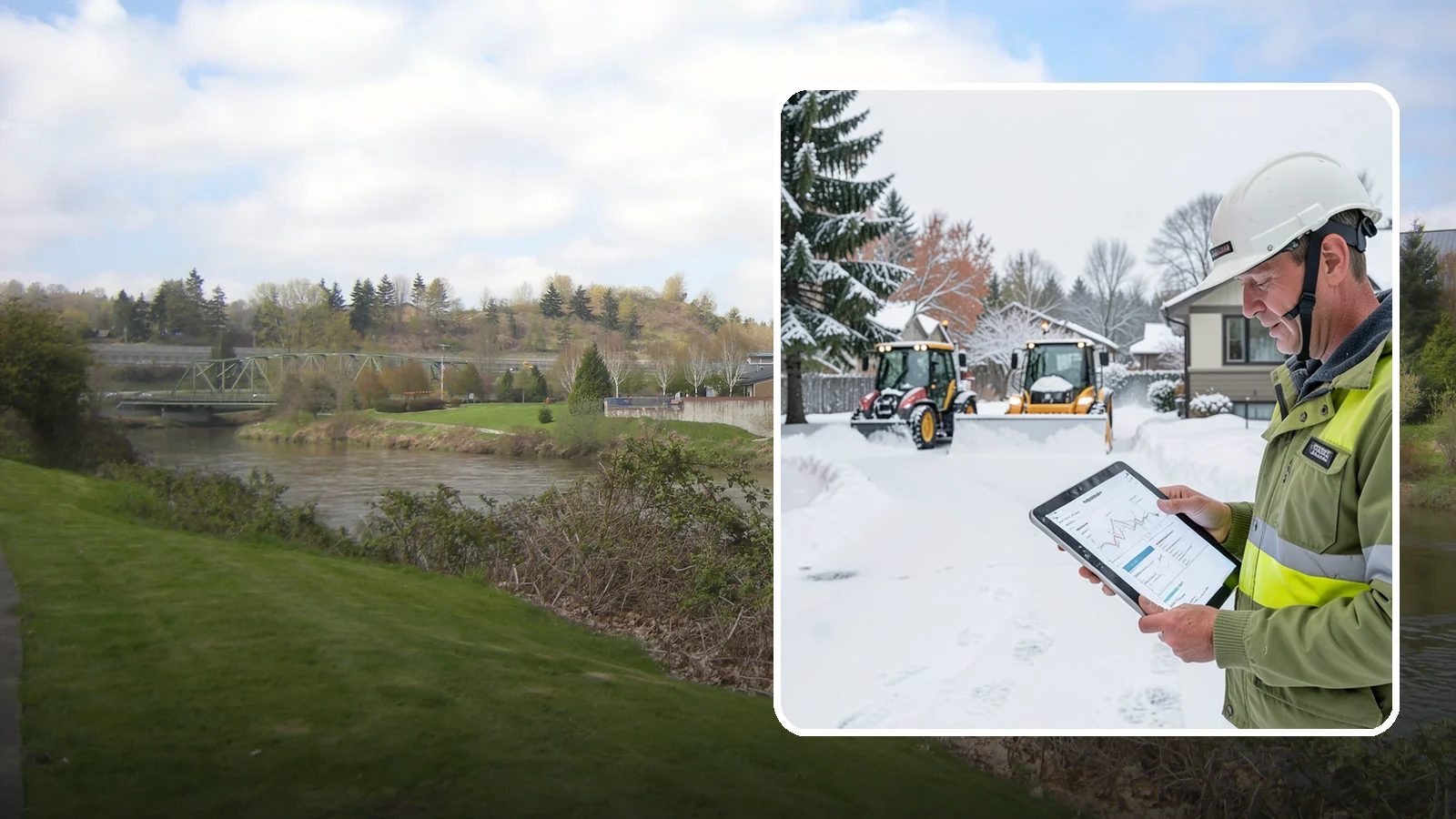 Holiday Snow Removal in Tukwila, King County, WA - We keep Western Washington homes and businesses accessible through Thanksgiving, Christmas, and New Year's when a Cascade cold...