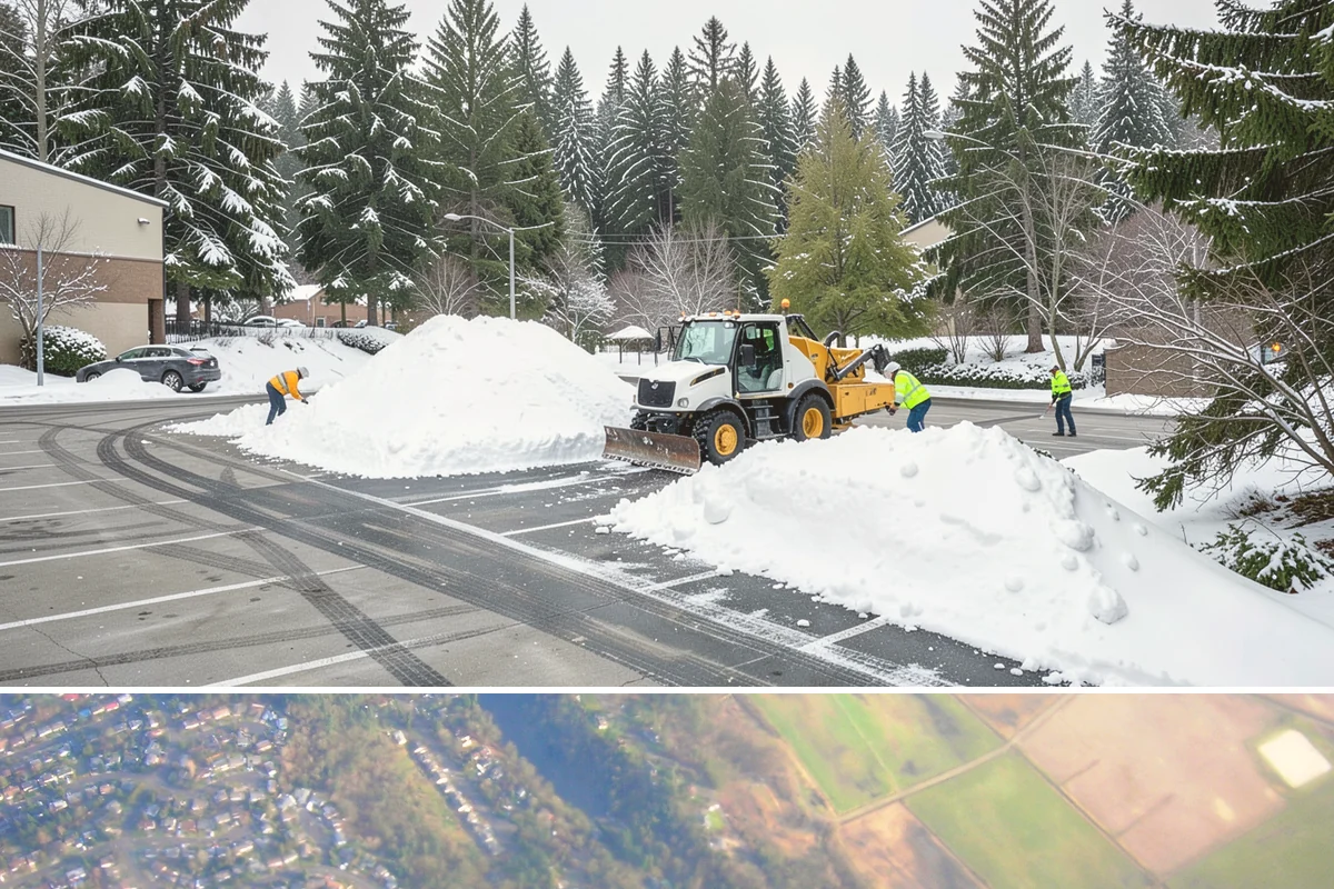 Hospital Snow Hauling in Algona, King County, WA - Hospital hauling is handled on a time-critical basis whenever accumulation threatens emergency access, day or night, throughout...