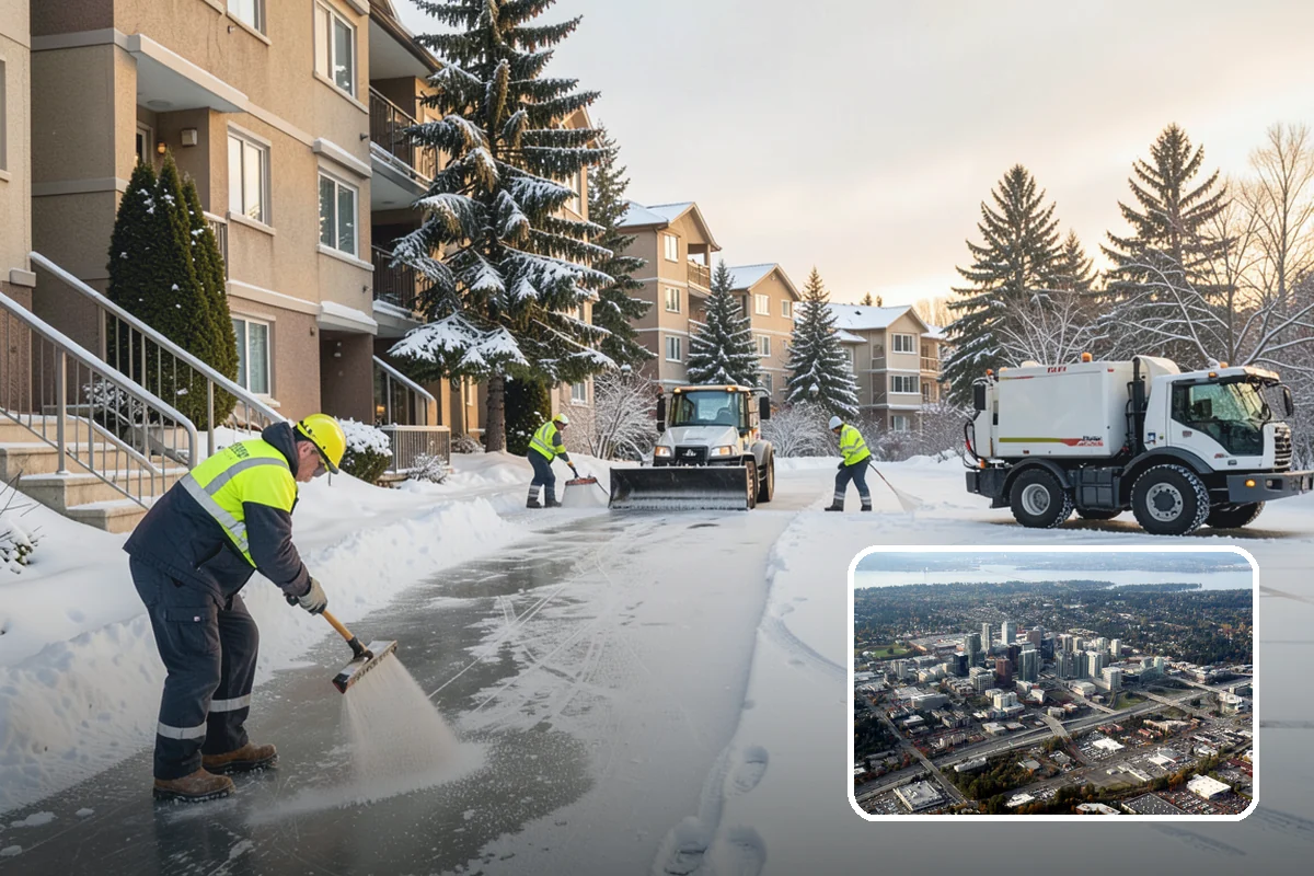 Hospital Snow Hauling in Bellevue, King County, WA - Keeps ambulance bays and emergency routes clear