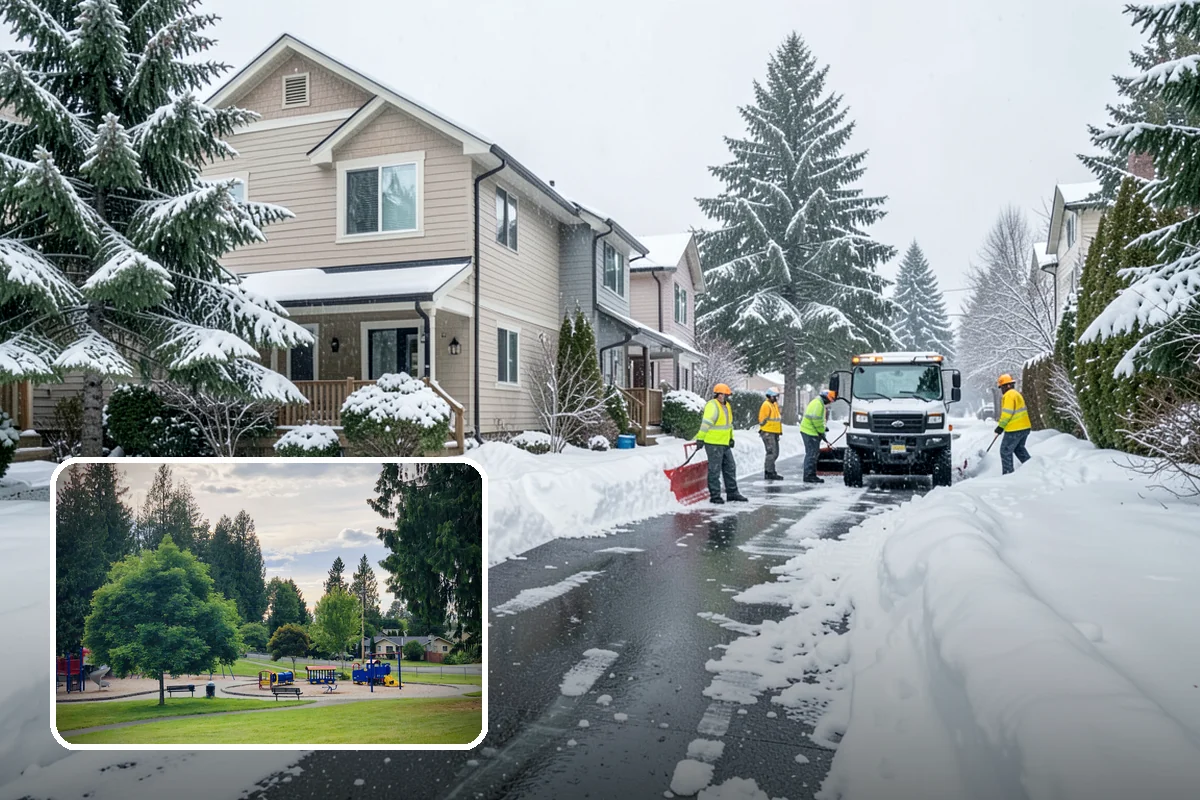 Hospital Snow Hauling in Bonney Lake, Pierce County, WA - Keeps ambulance bays and emergency routes clear