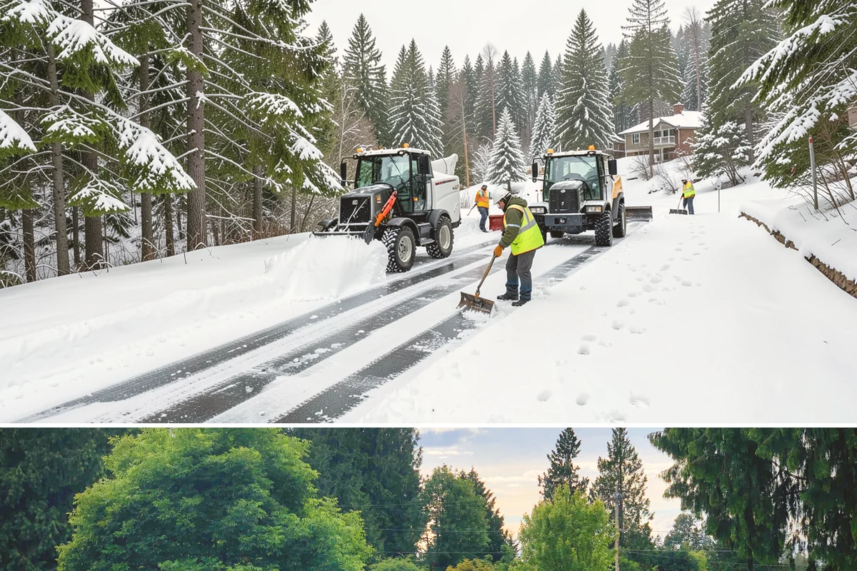 Hospital Snow Hauling in Bonney Lake, Pierce County, WA - Hospital hauling is handled on a time-critical basis whenever accumulation threatens emergency access, day or night, throughout...