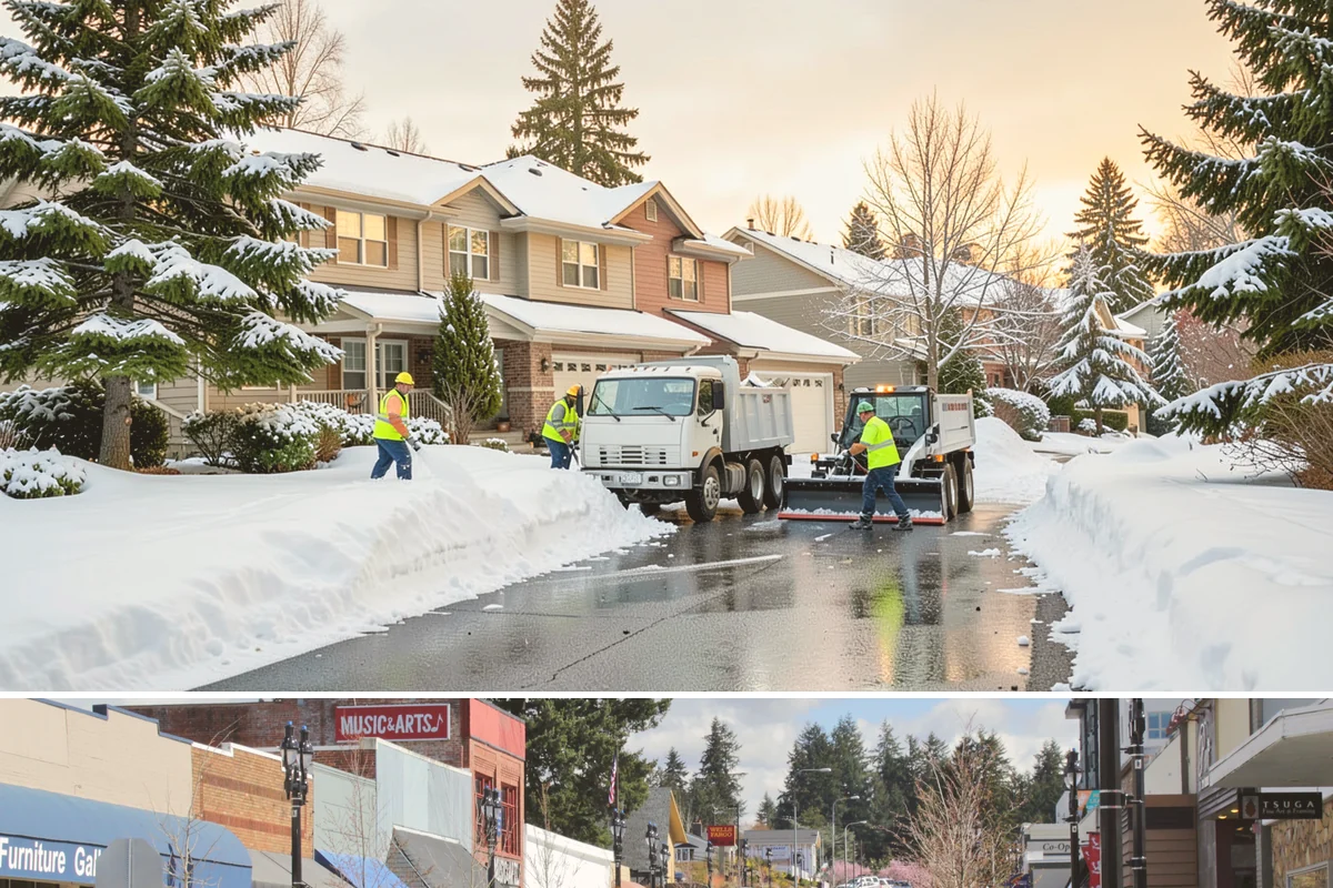 Hospital Snow Hauling in Bothell, King County, WA - Hospital hauling is handled on a time-critical basis whenever accumulation threatens emergency access, day or night, throughout...