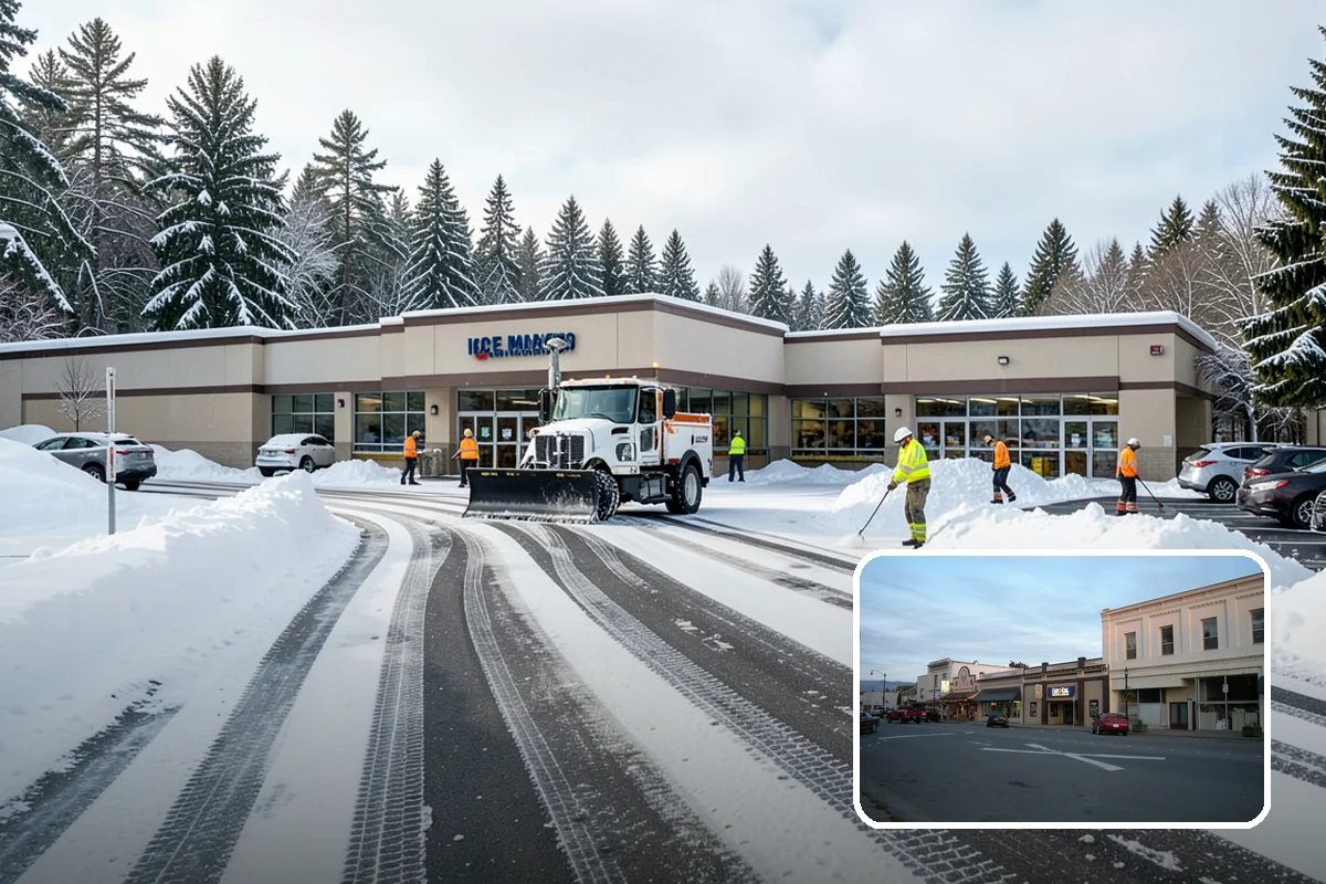 Hospital Snow Hauling in Burlington, Skagit County, WA - Keeps ambulance bays and emergency routes clear