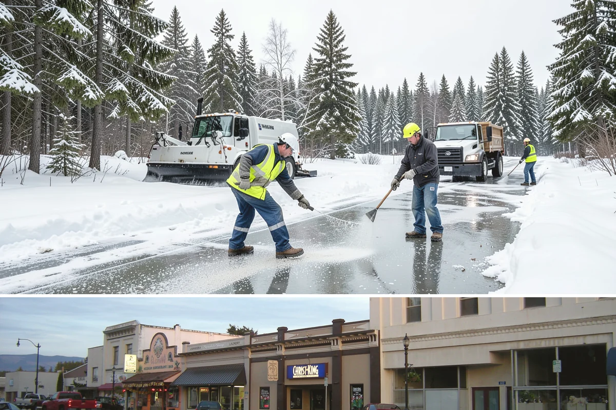 Hospital Snow Hauling in Burlington, Skagit County, WA - Hospital hauling is handled on a time-critical basis whenever accumulation threatens emergency access, day or night, throughout...