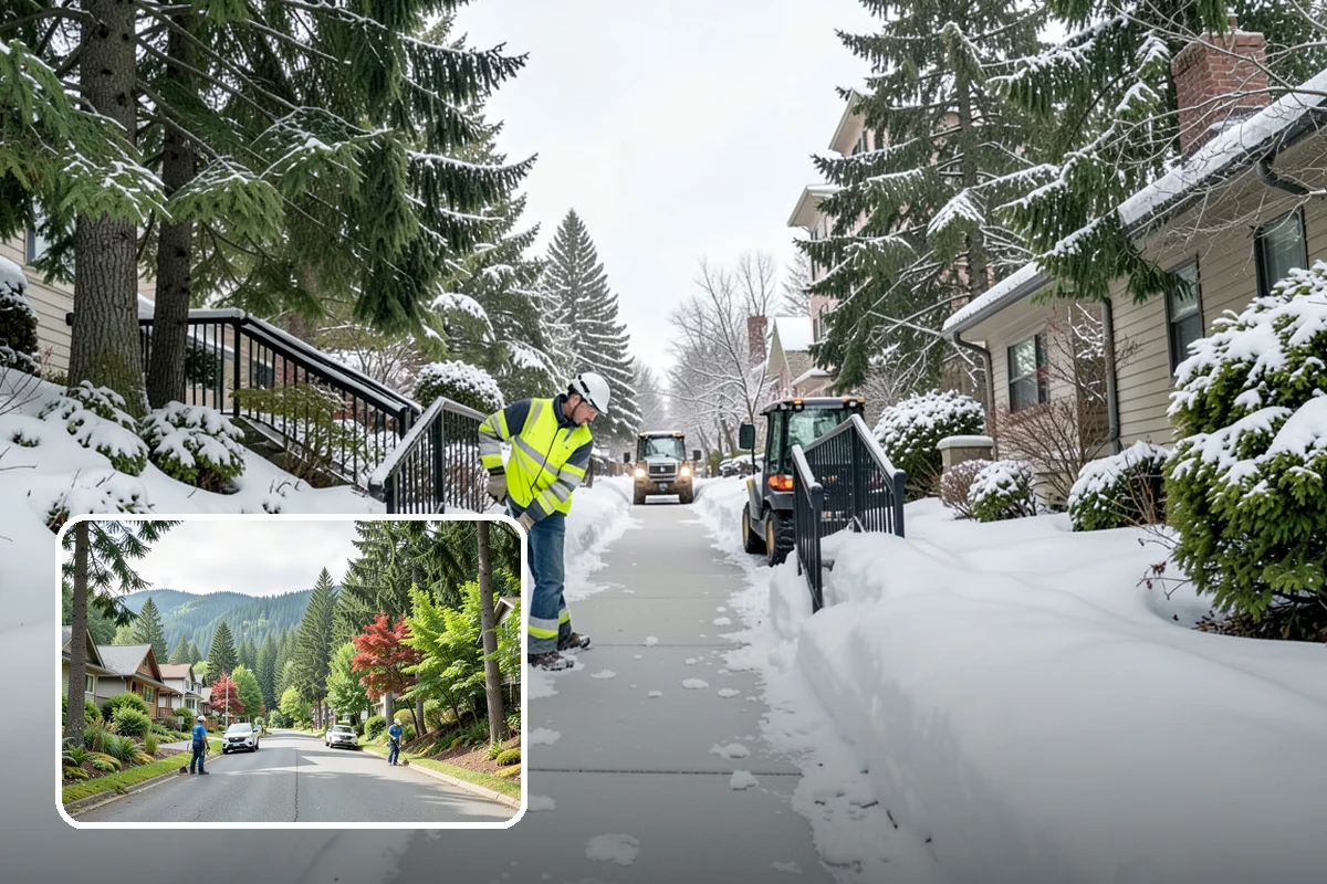 Hospital Snow Hauling in Darrington, Snohomish County, WA - Keeps ambulance bays and emergency routes clear