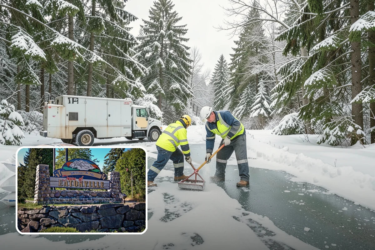 Hospital Snow Hauling in Eatonville, Pierce County, WA - Keeps ambulance bays and emergency routes clear