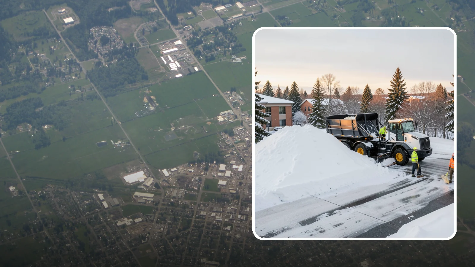 Hospital Snow Hauling in Enumclaw, King County, WA - We haul snow from hospital lots, drives, and emergency approaches where uninterrupted access is non-negotiable.