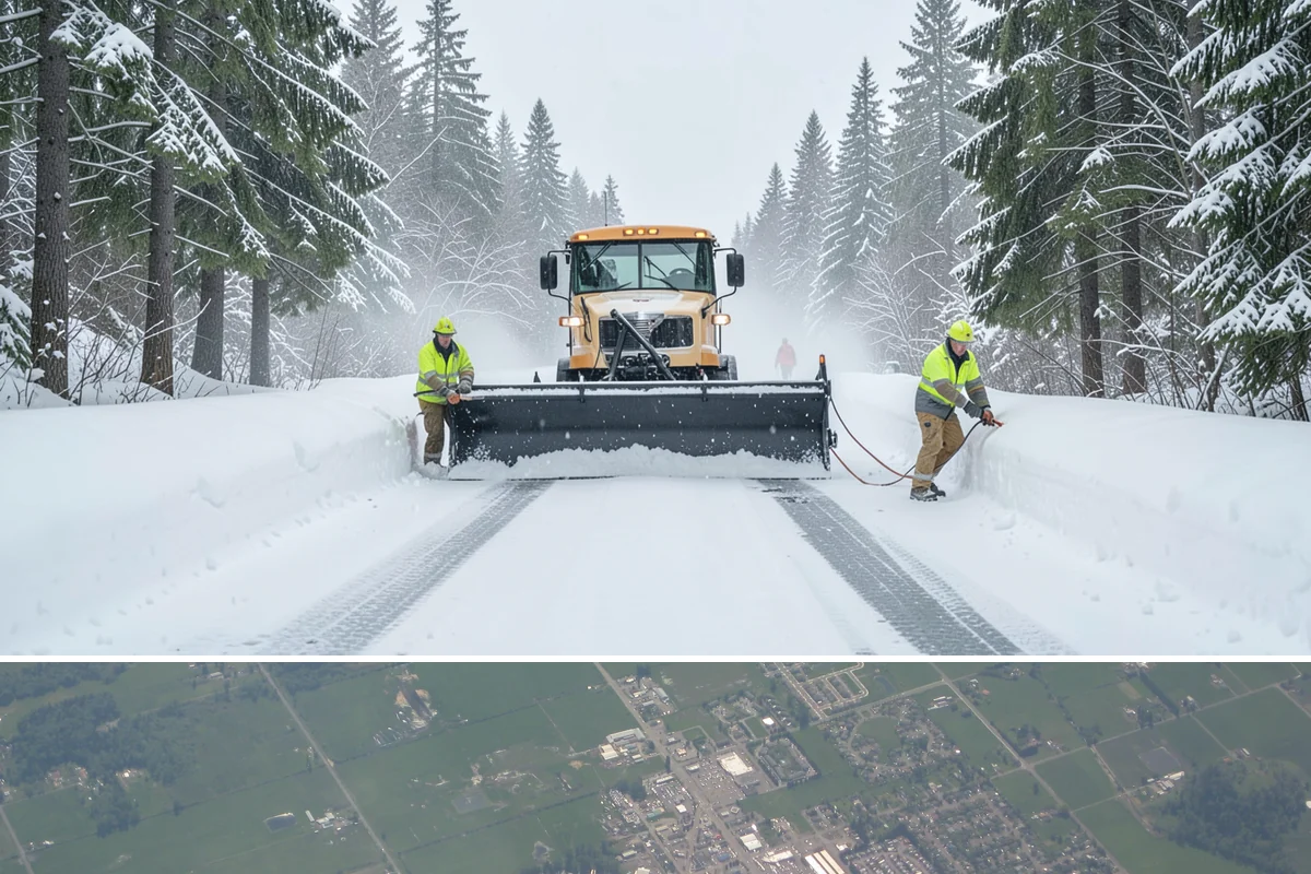 Hospital Snow Hauling in Enumclaw, King County, WA - Hospital hauling is handled on a time-critical basis whenever accumulation threatens emergency access, day or night, throughout...
