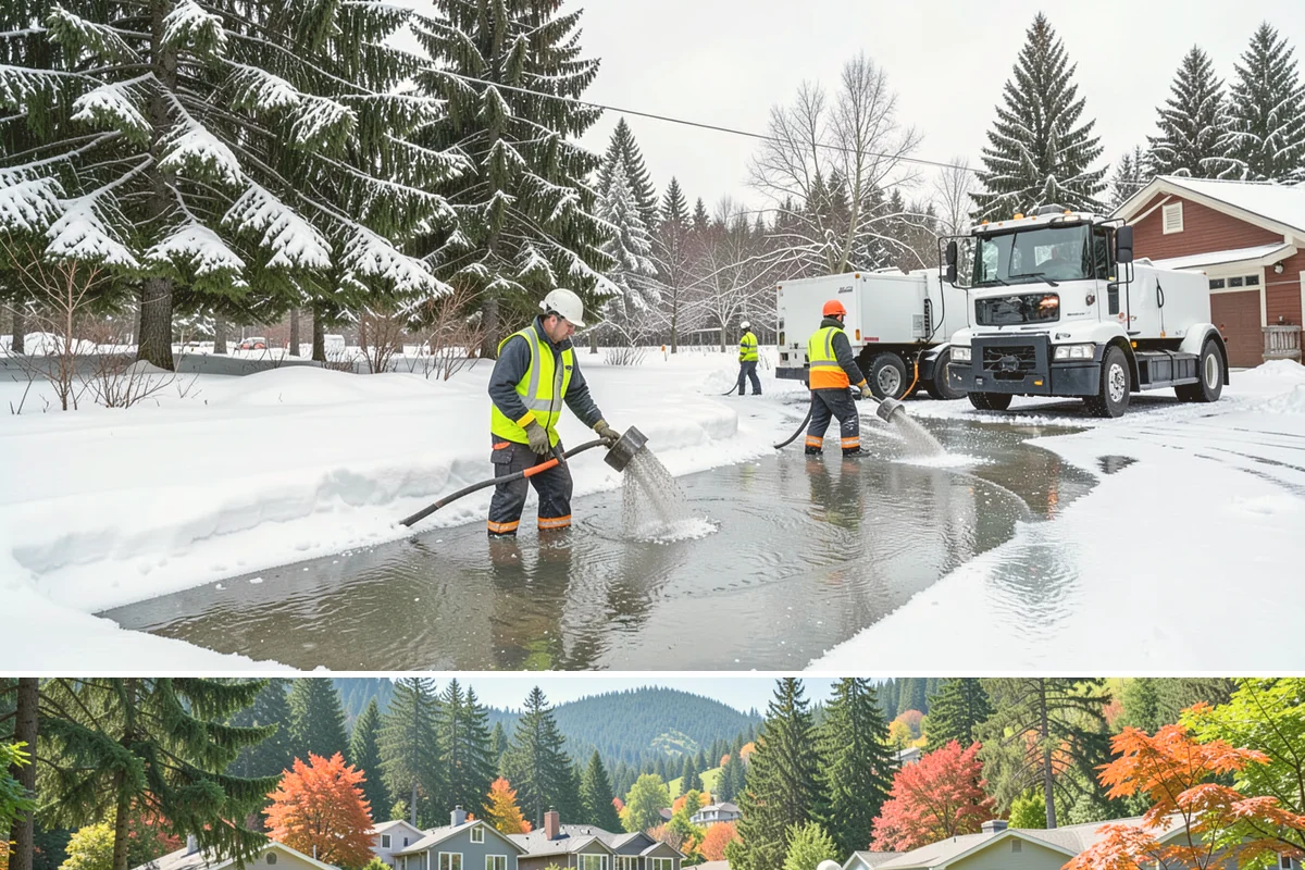 Hospital Snow Hauling in Fircrest, Pierce County, WA - Hospital hauling is handled on a time-critical basis whenever accumulation threatens emergency access, day or night, throughout...
