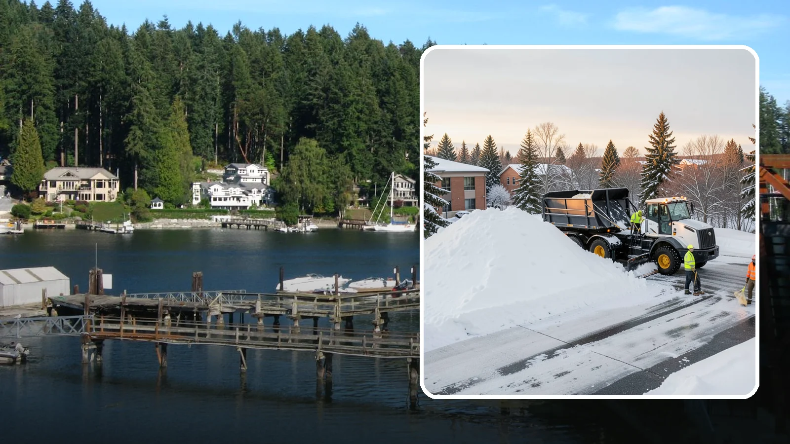 Hospital Snow Hauling in Gig Harbor, Pierce County, WA - We haul snow from hospital lots, drives, and emergency approaches where uninterrupted access is non-negotiable.