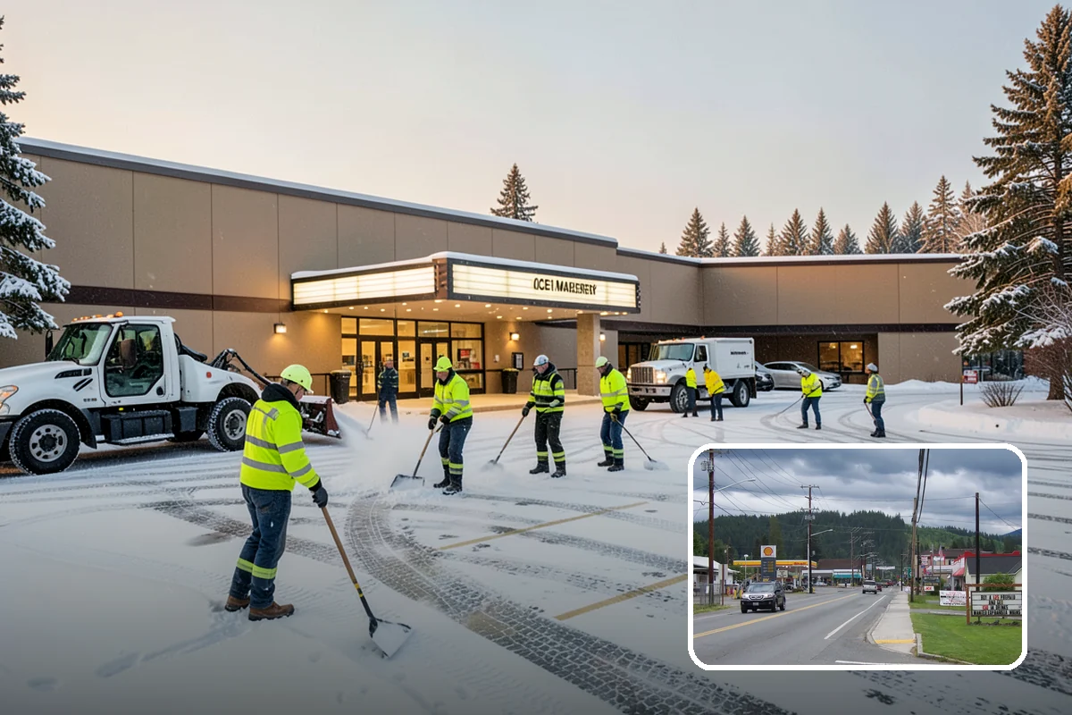 Hospital Snow Hauling in Granite Falls, Snohomish County, WA - Keeps ambulance bays and emergency routes clear