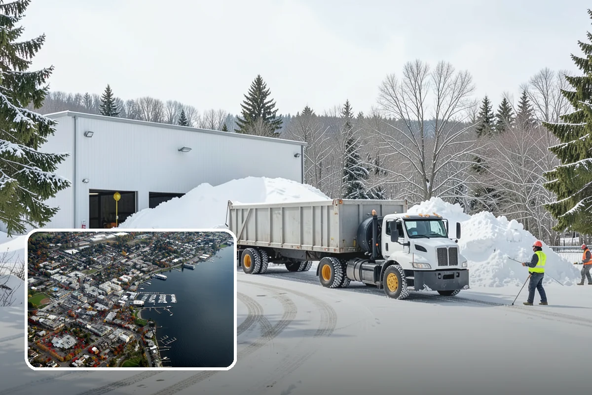 Hospital Snow Hauling in Kirkland, King County, WA - Keeps ambulance bays and emergency routes clear