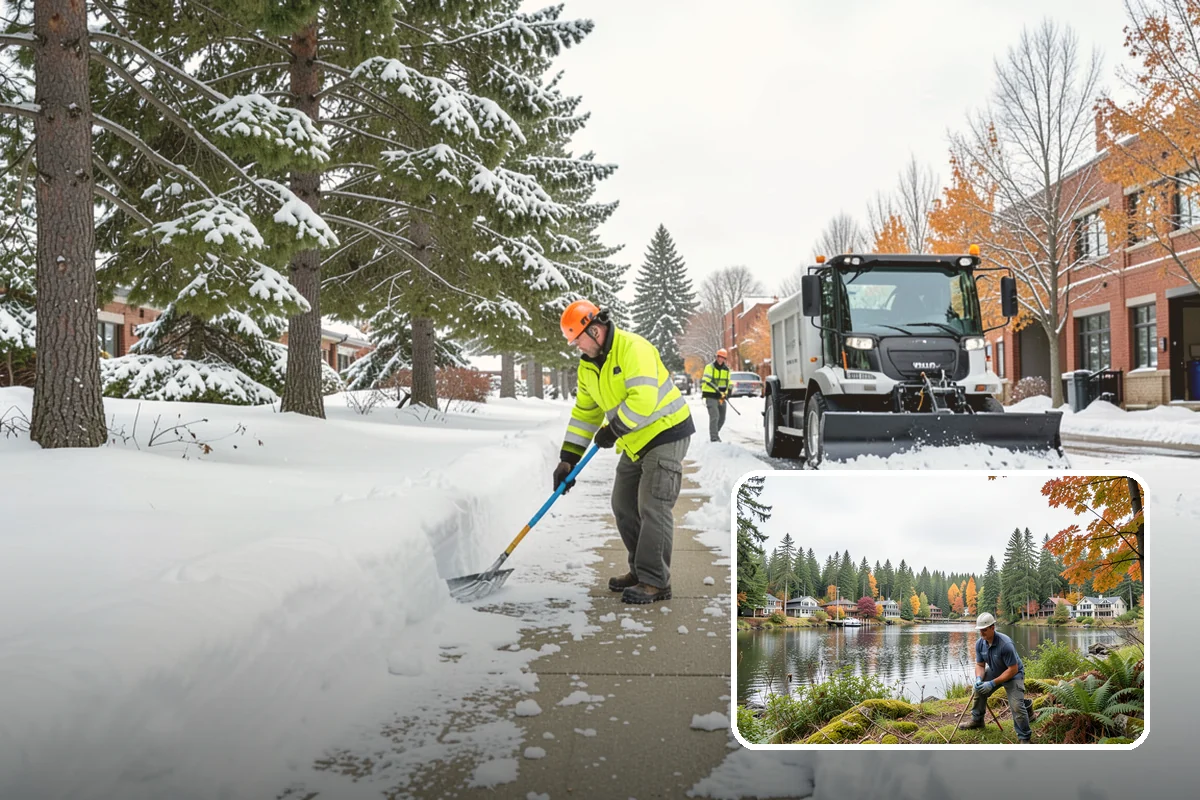 Hospital Snow Hauling in La Conner, Skagit County, WA - Keeps ambulance bays and emergency routes clear