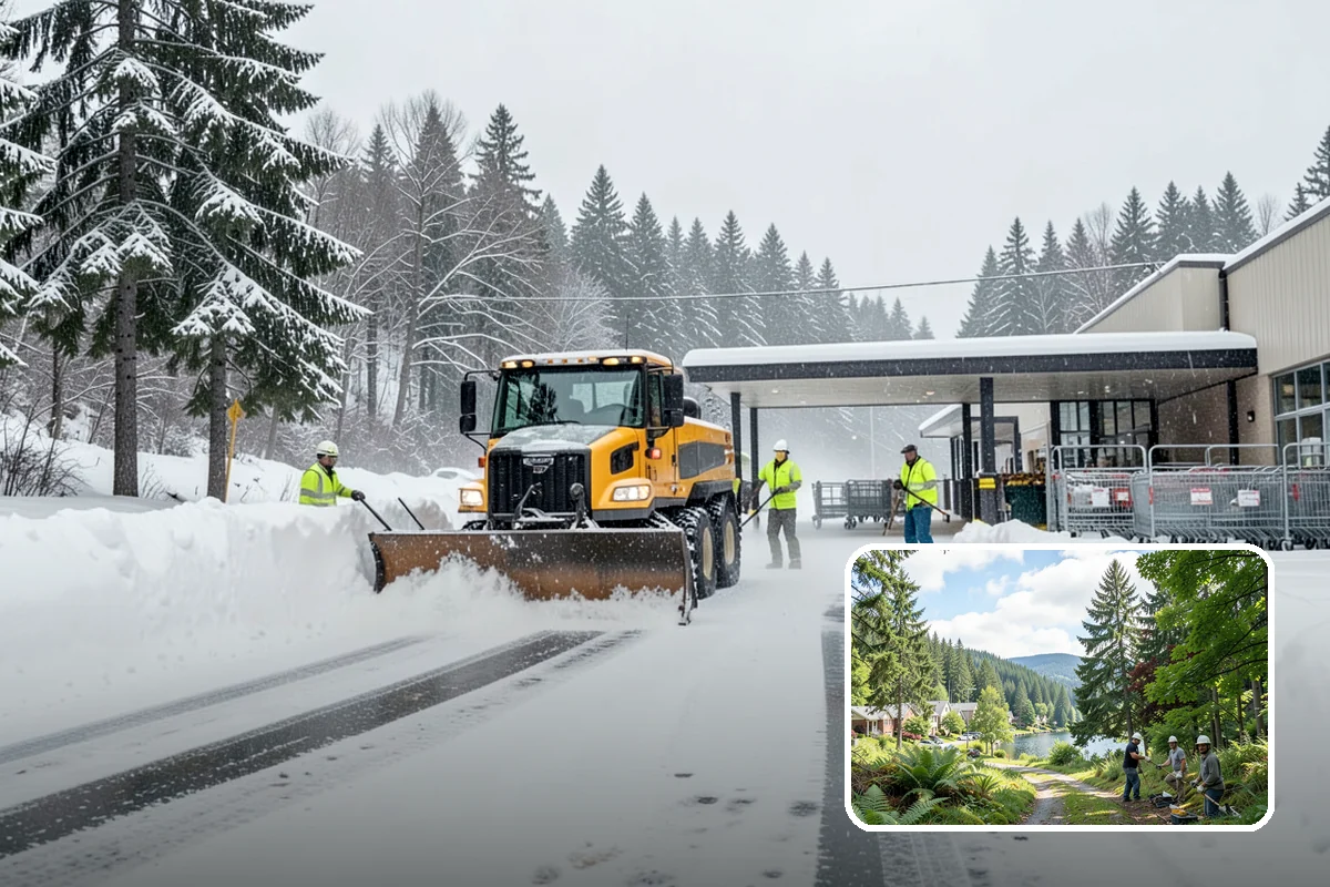 Hospital Snow Hauling in Lake Forest Park, King County, WA - Keeps ambulance bays and emergency routes clear