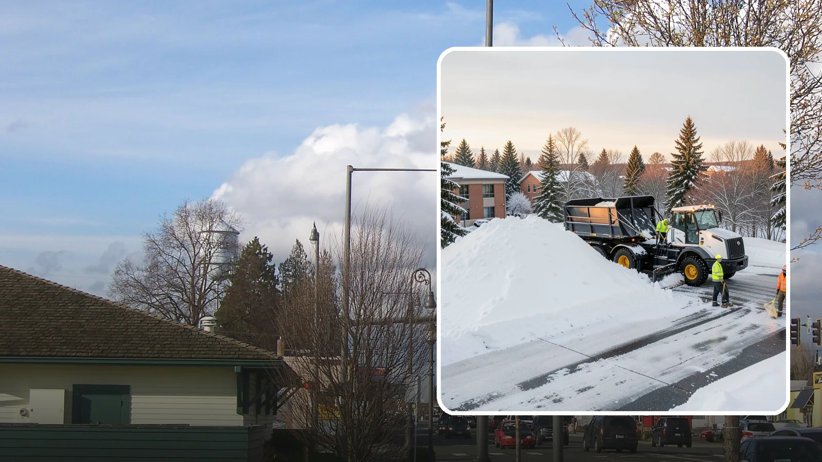 Hospital Snow Hauling in Marysville, Snohomish County, WA - We haul snow from hospital lots, drives, and emergency approaches where uninterrupted access is non-negotiable.