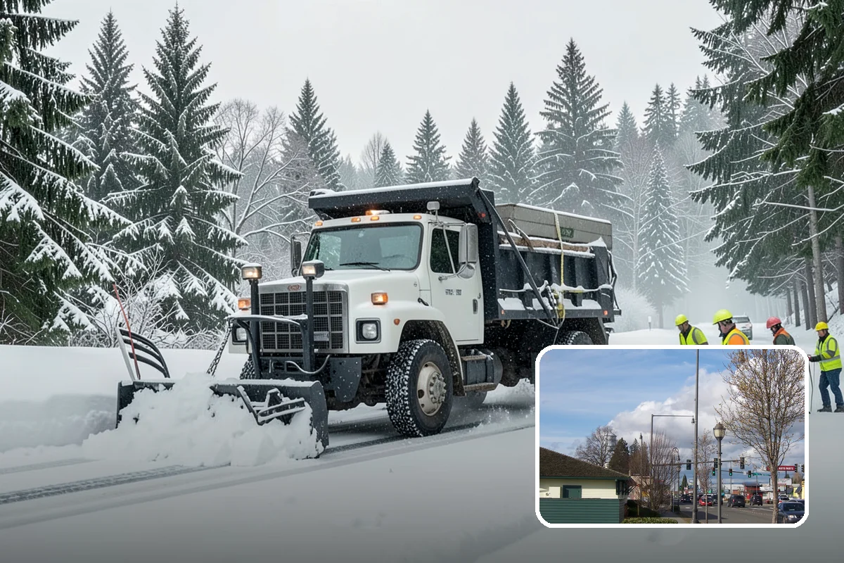 Hospital Snow Hauling in Marysville, Snohomish County, WA - Keeps ambulance bays and emergency routes clear