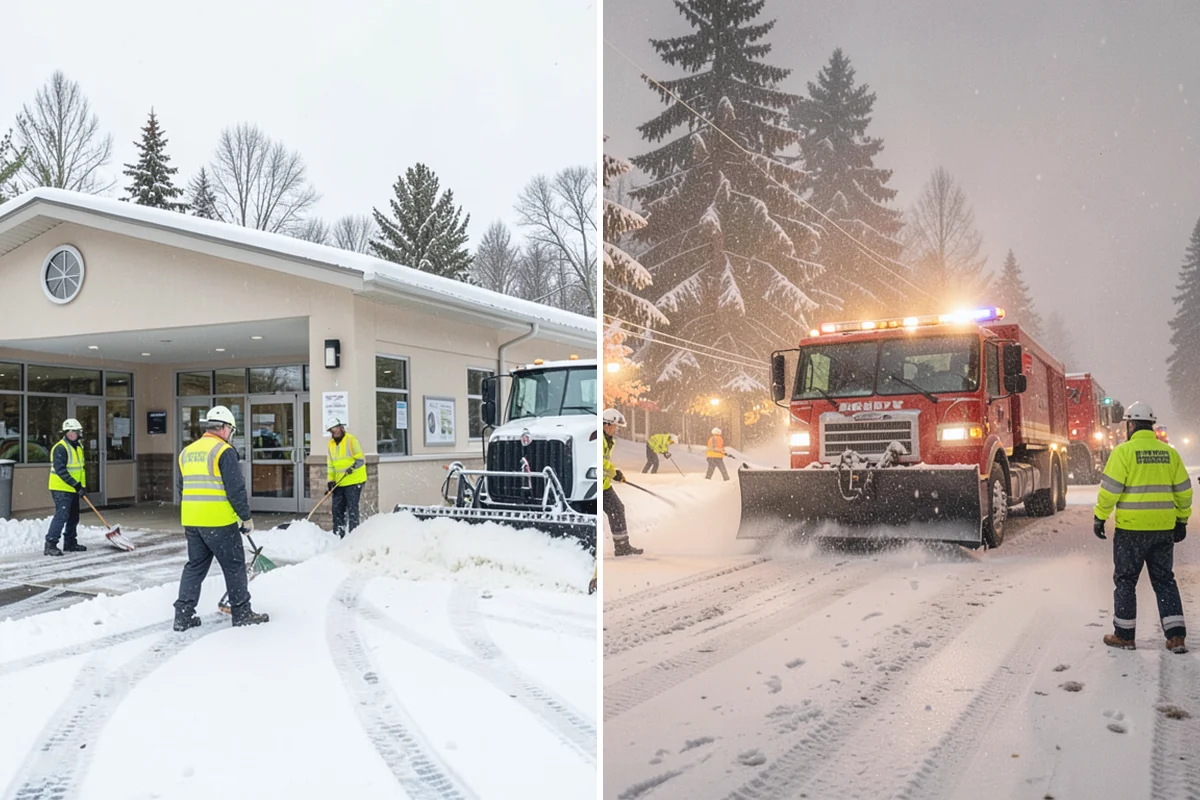 Hospital Snow Hauling in Marysville, Snohomish County, WA - We coordinate with facilities on emergency-route priorities