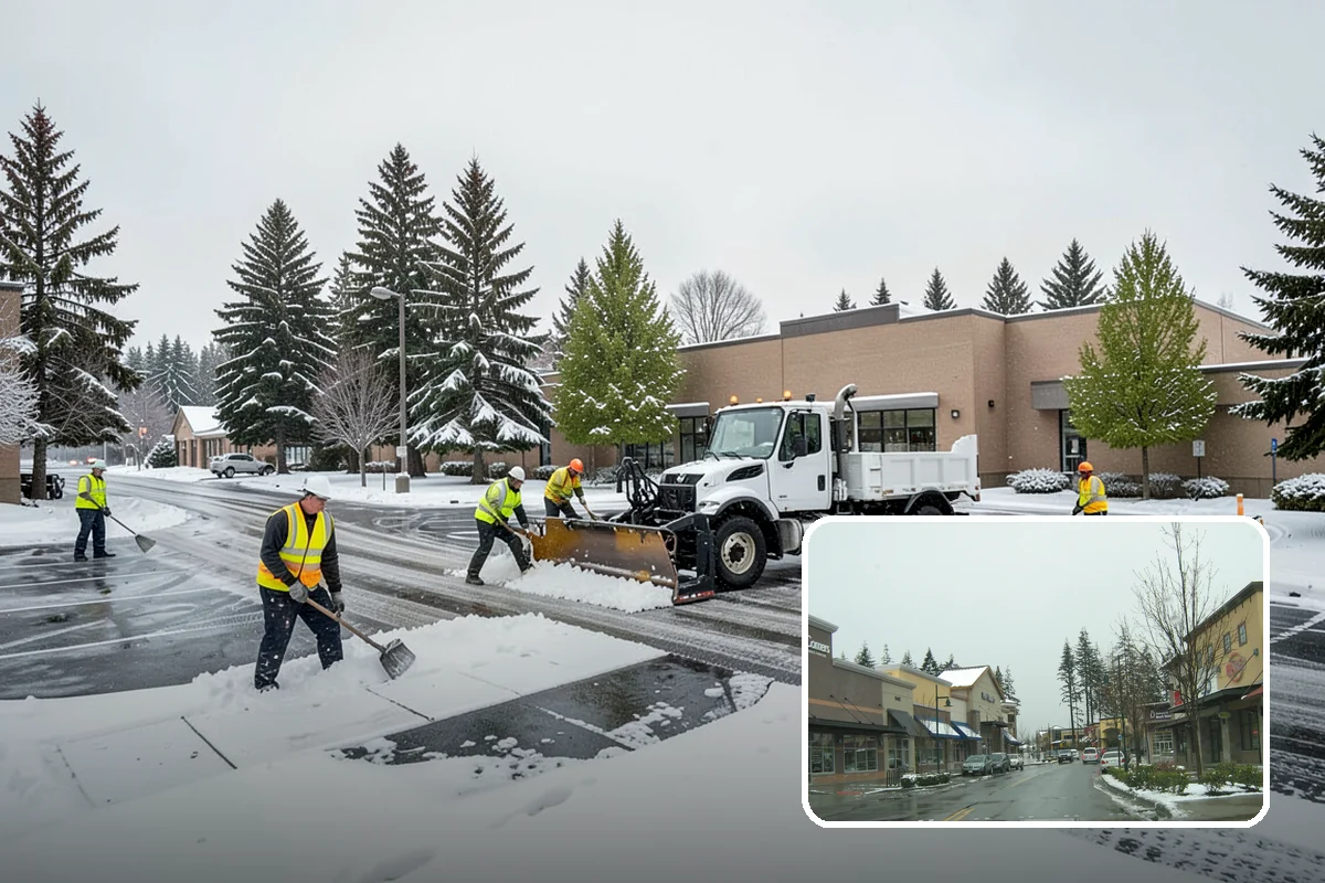 Hospital Snow Hauling in Mill Creek, Snohomish County, WA - Keeps ambulance bays and emergency routes clear