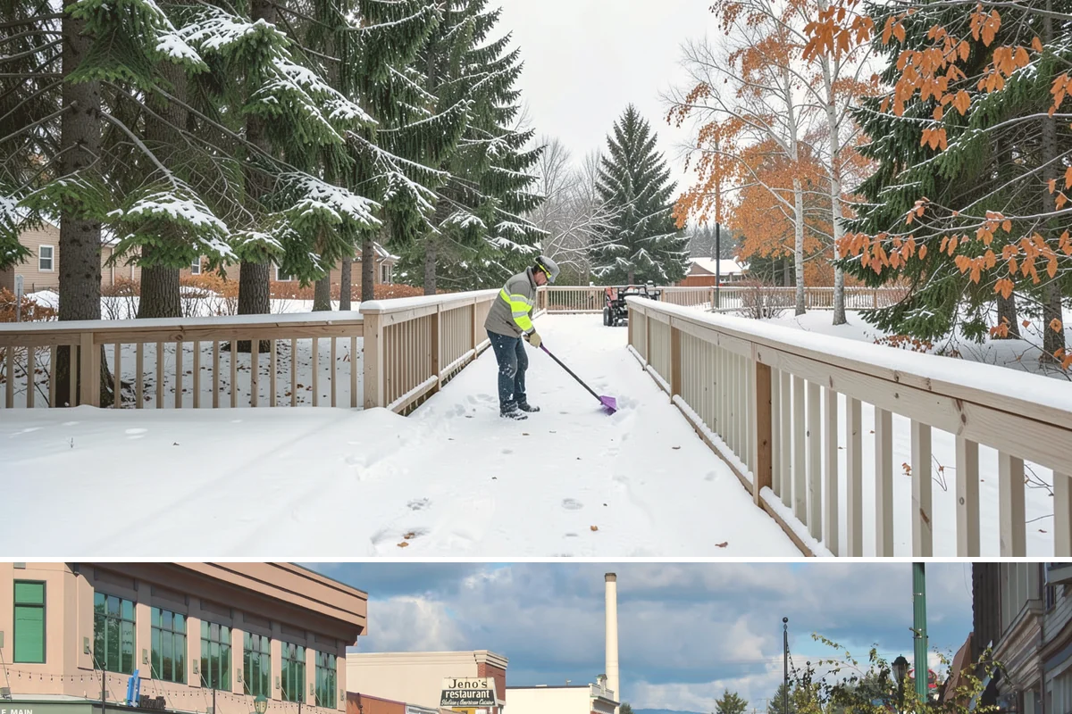 Hospital Snow Hauling in Monroe, Snohomish County, WA - Hospital hauling is handled on a time-critical basis whenever accumulation threatens emergency access, day or night, throughout...