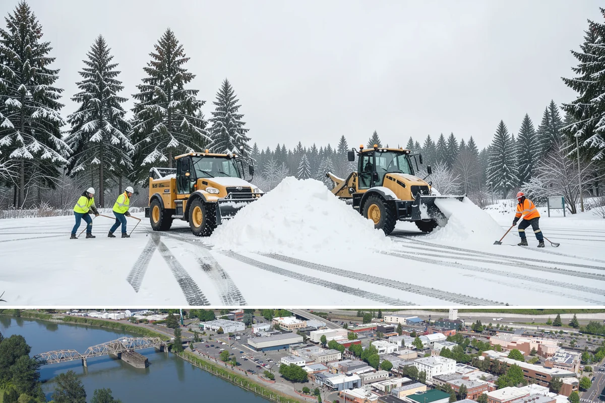 Hospital Snow Hauling in Mount Vernon, Skagit County, WA - Hospital hauling is handled on a time-critical basis whenever accumulation threatens emergency access, day or night, throughout...