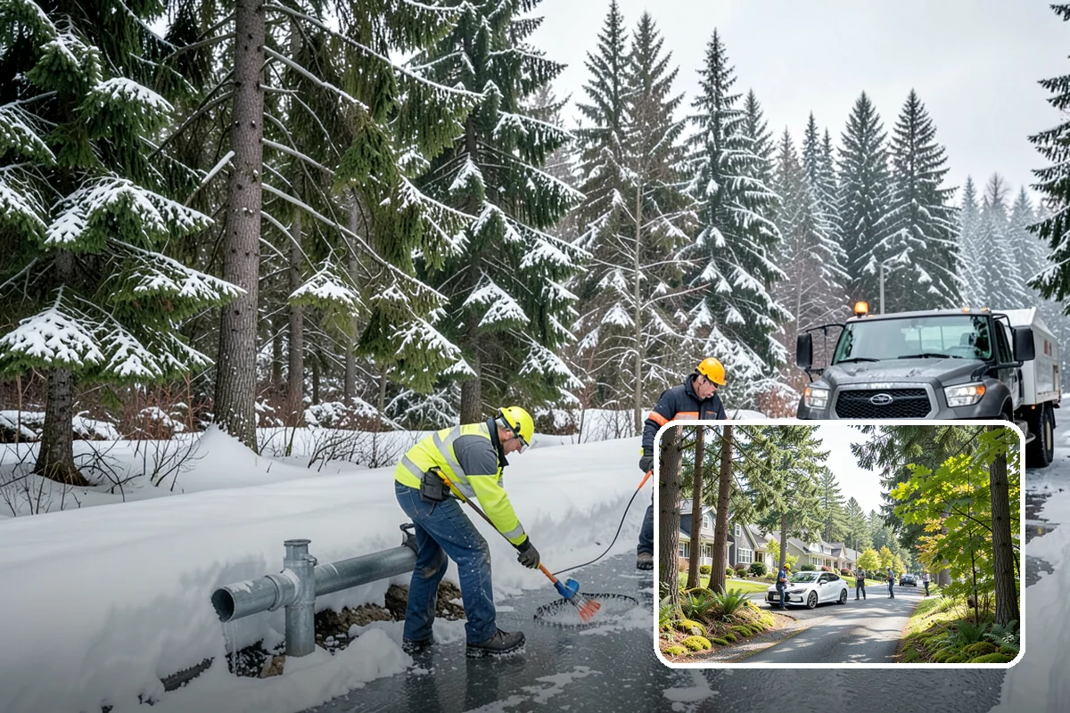 Hospital Snow Hauling in Normandy Park, King County, WA - Keeps ambulance bays and emergency routes clear