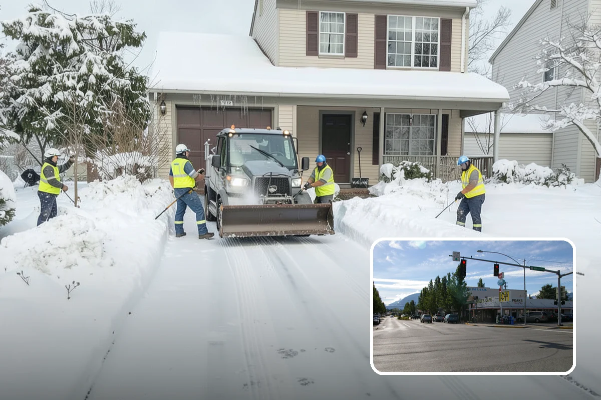 Hospital Snow Hauling in North Bend, King County, WA - Keeps ambulance bays and emergency routes clear