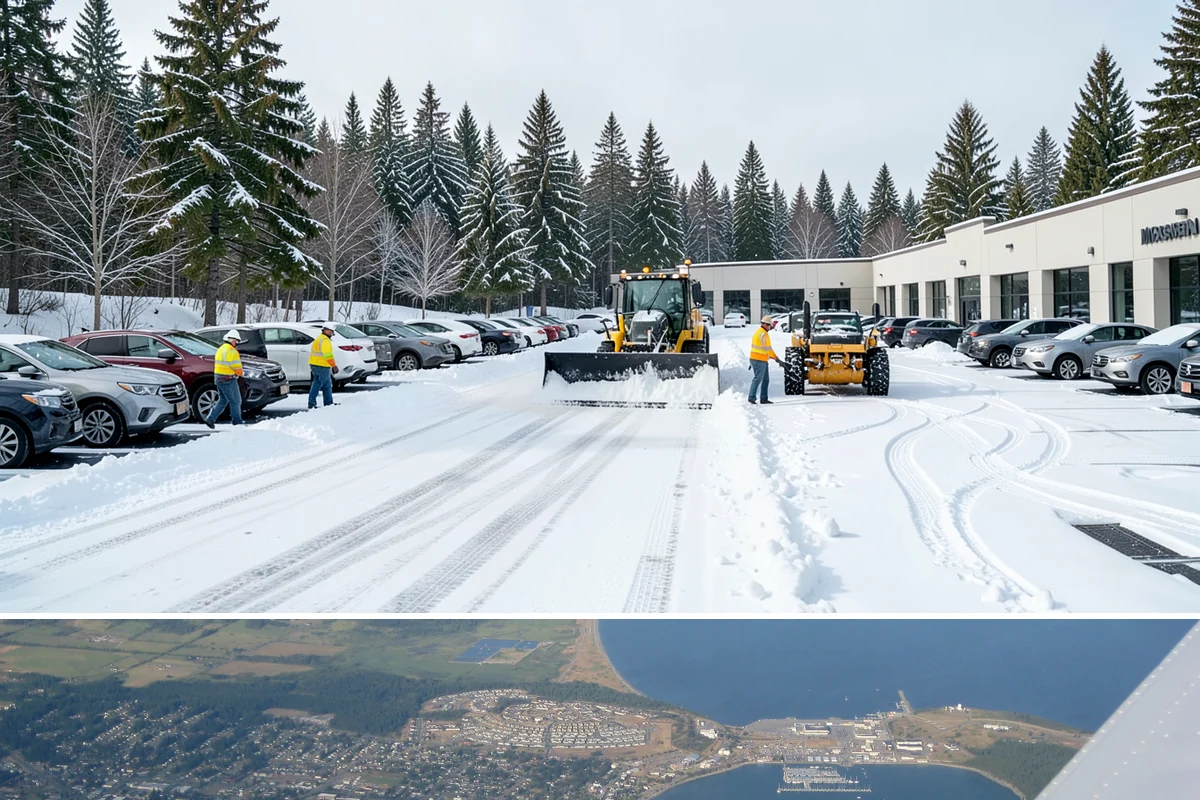 Hospital Snow Hauling in Oak Harbor, Island County, WA - Hospital hauling is handled on a time-critical basis whenever accumulation threatens emergency access, day or night, throughout...
